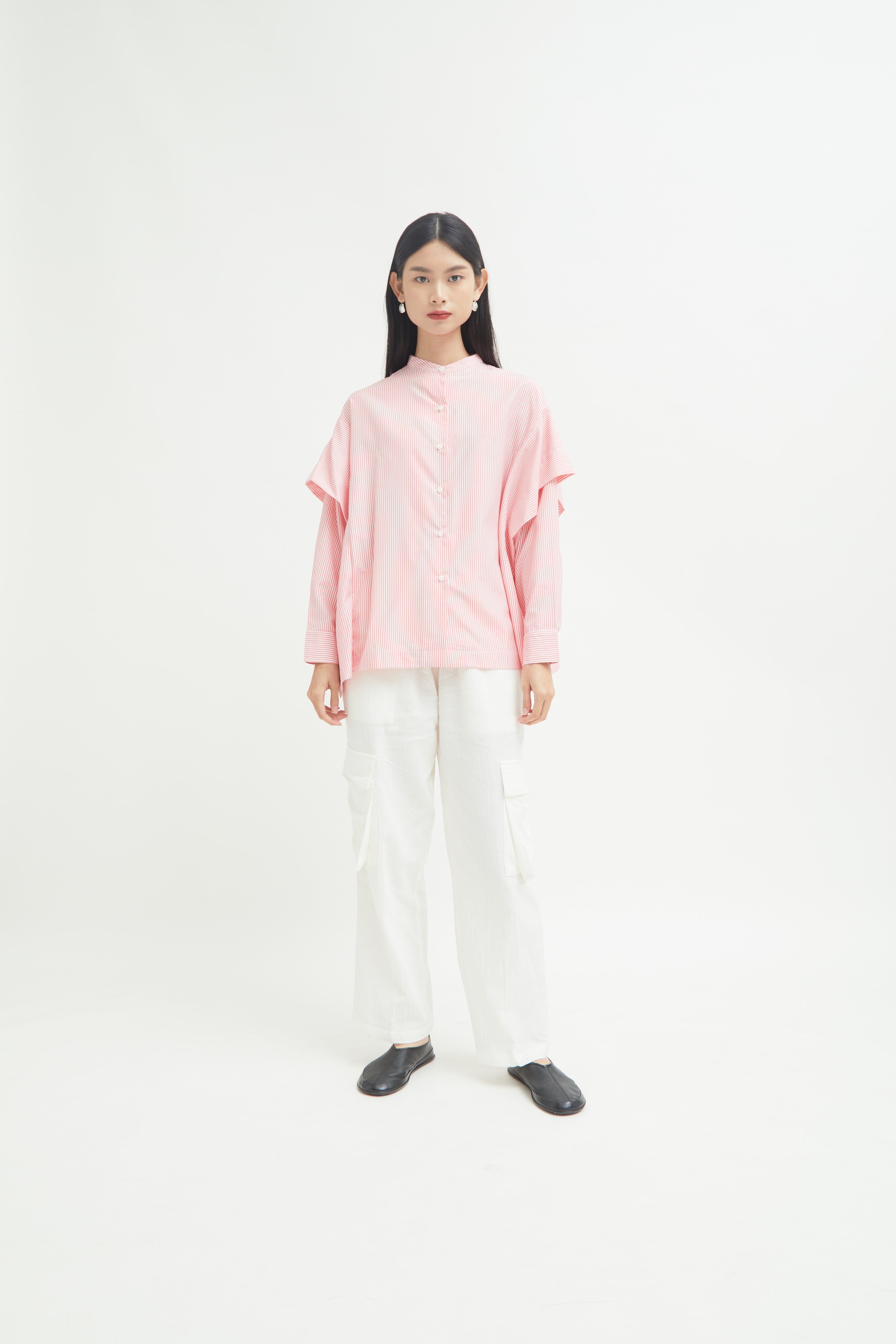 Aluna Side Ruffle Shirt