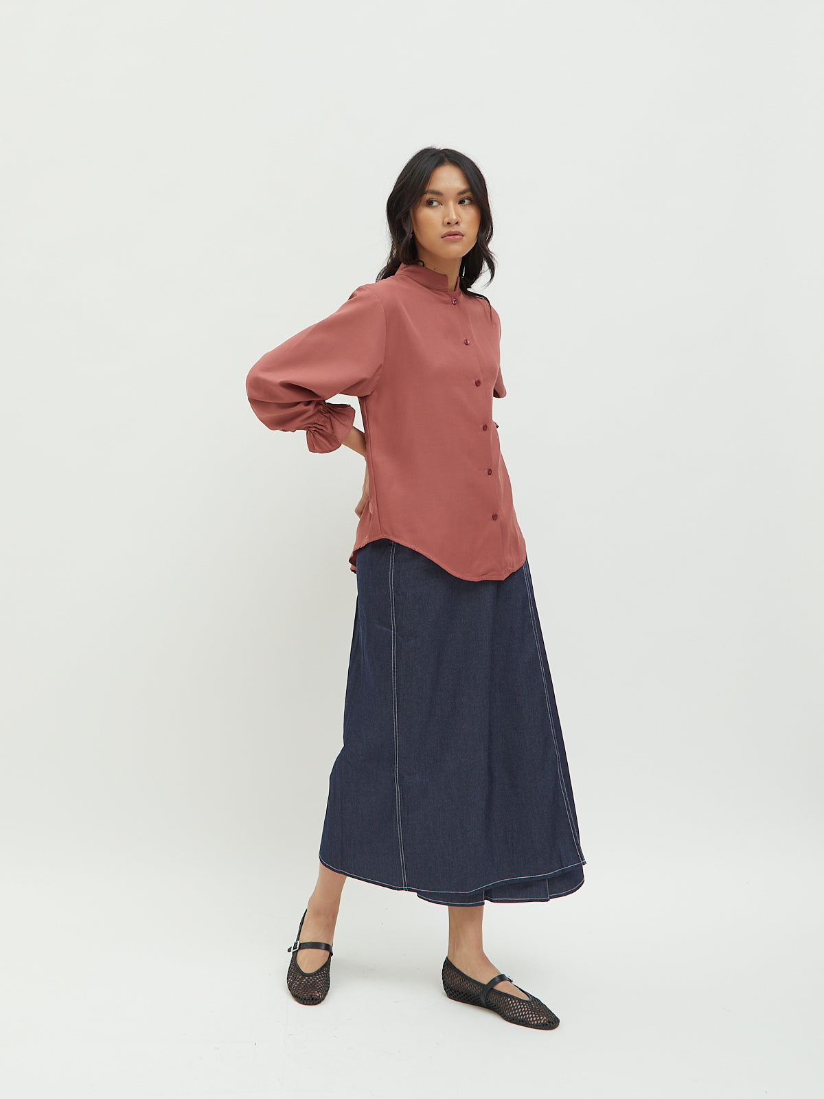 Anjani Ruffle Shirt