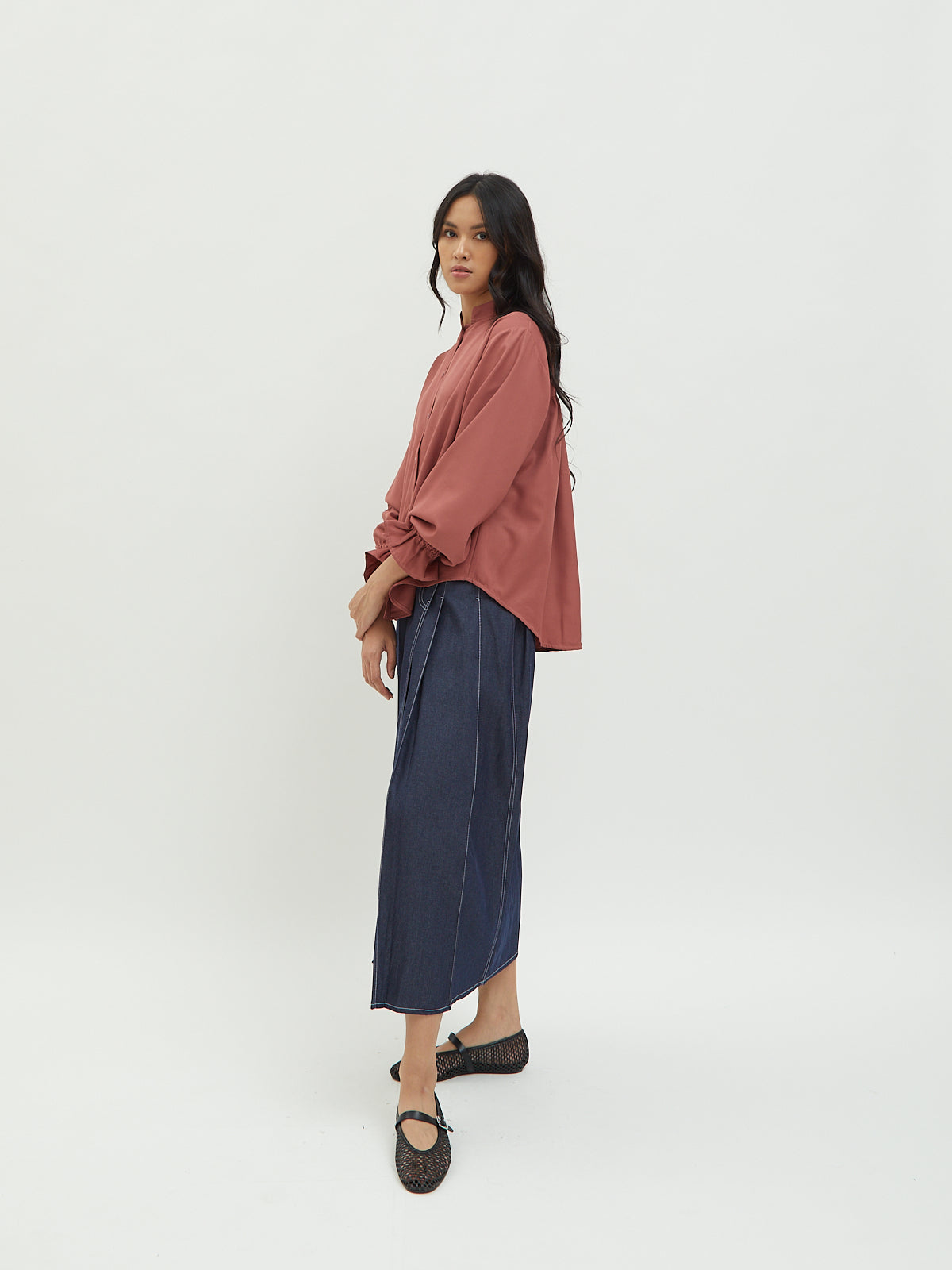 Anjani Ruffle Shirt