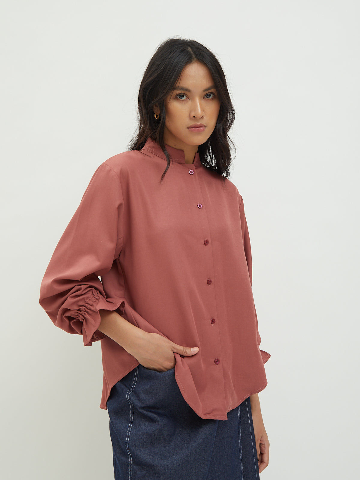 Anjani Ruffle Shirt