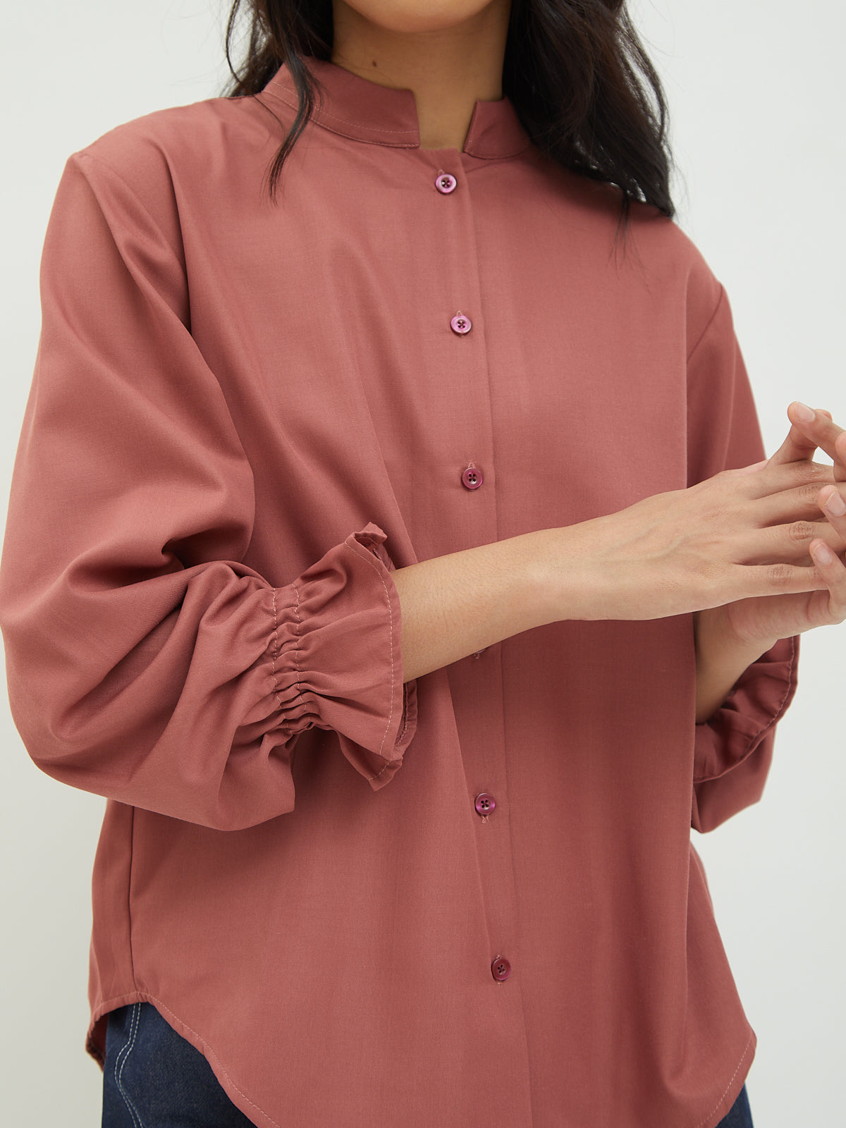 Anjani Ruffle Shirt