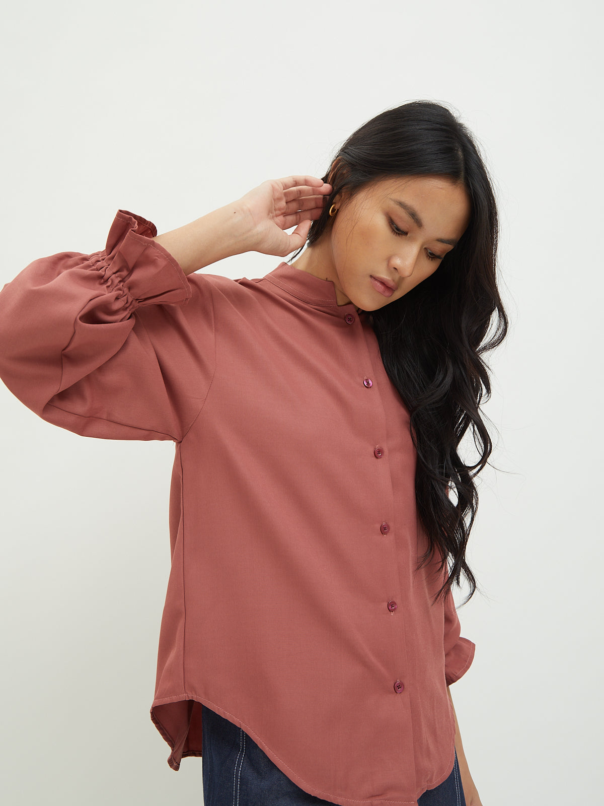 Anjani Ruffle Shirt