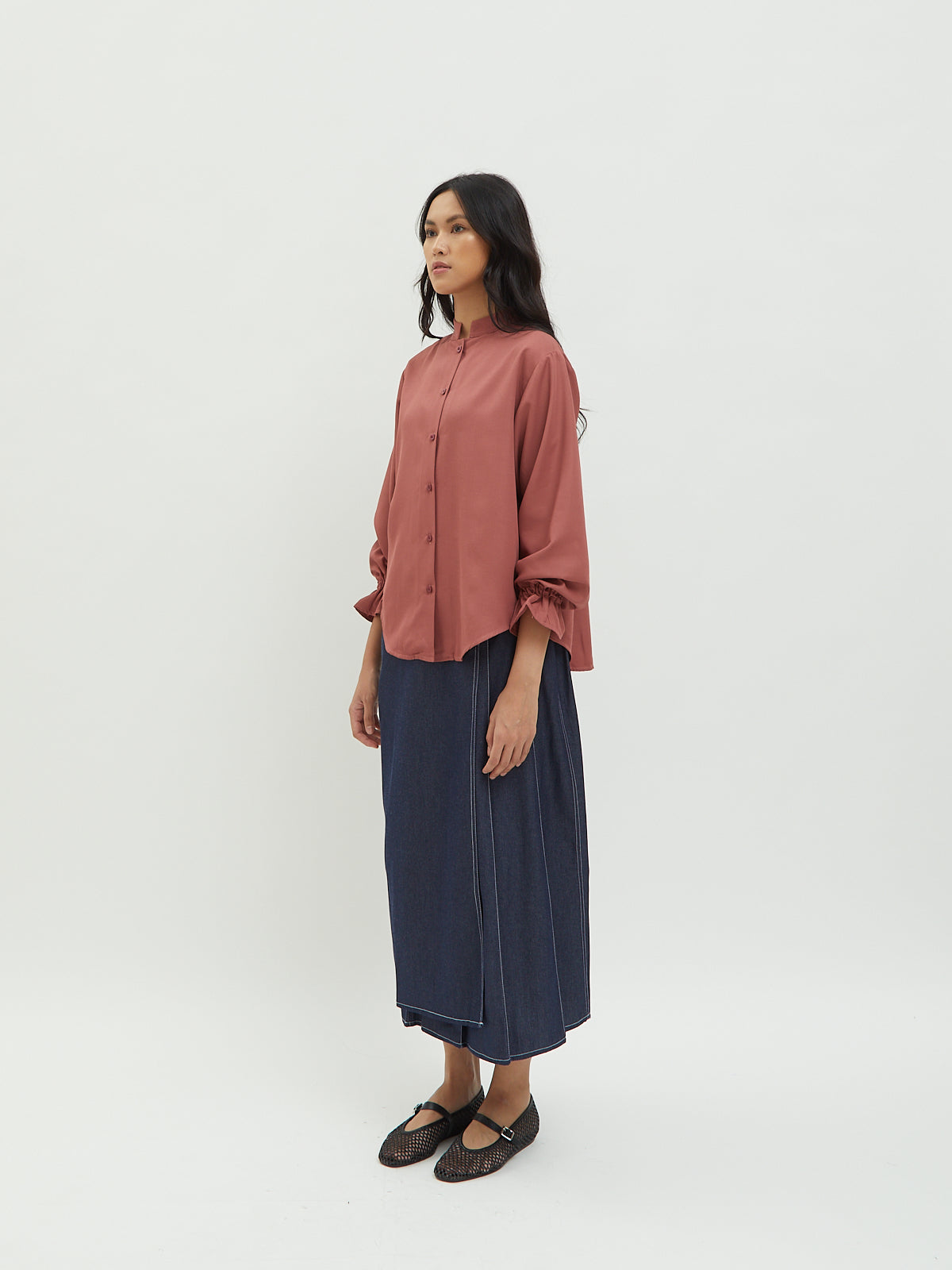 Anjani Ruffle Shirt