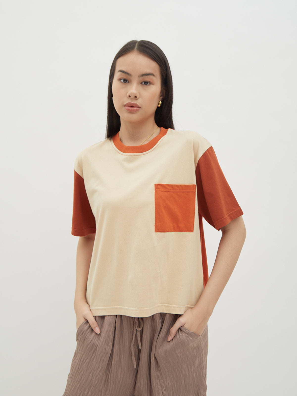 Annisa Colorblock Tshirt - Velvet at Bobo