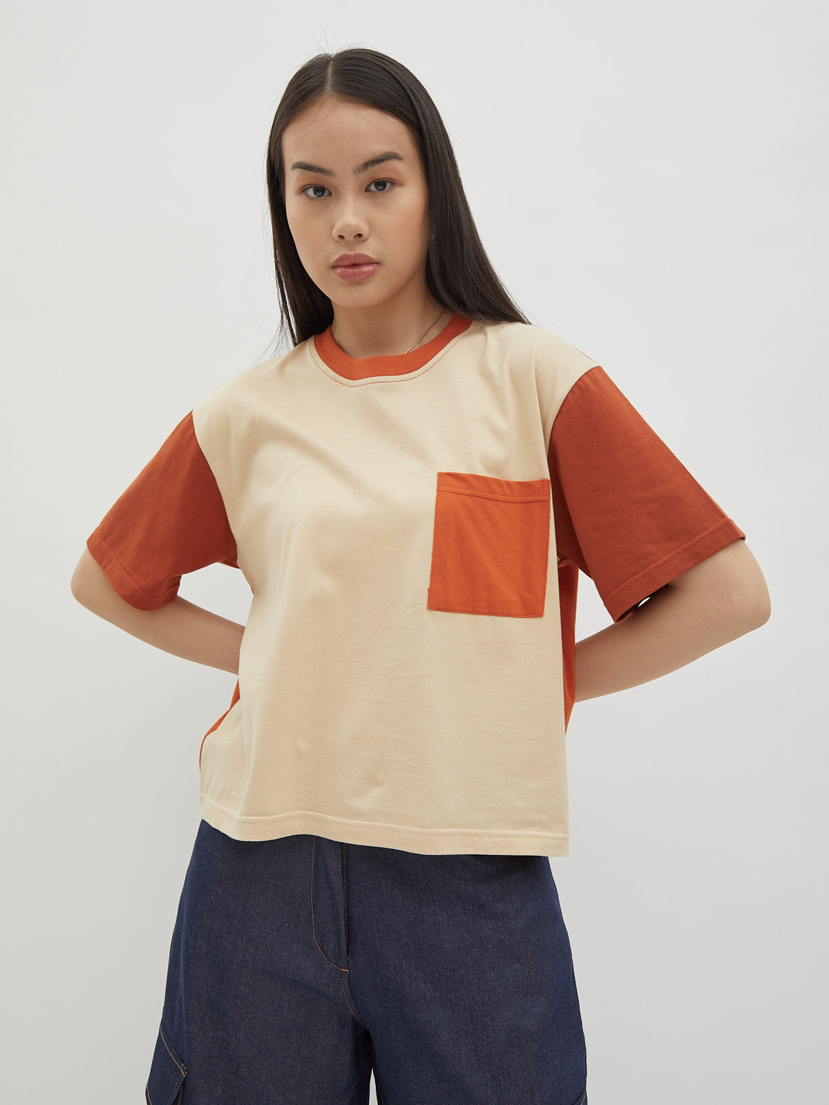 Annisa Colorblock Tshirt - Velvet at Bobo