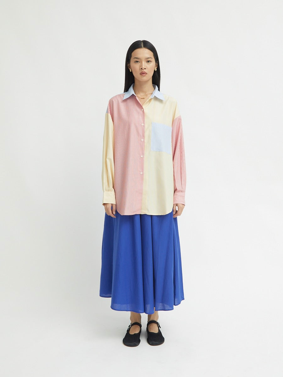 Arina Color Block Shirt