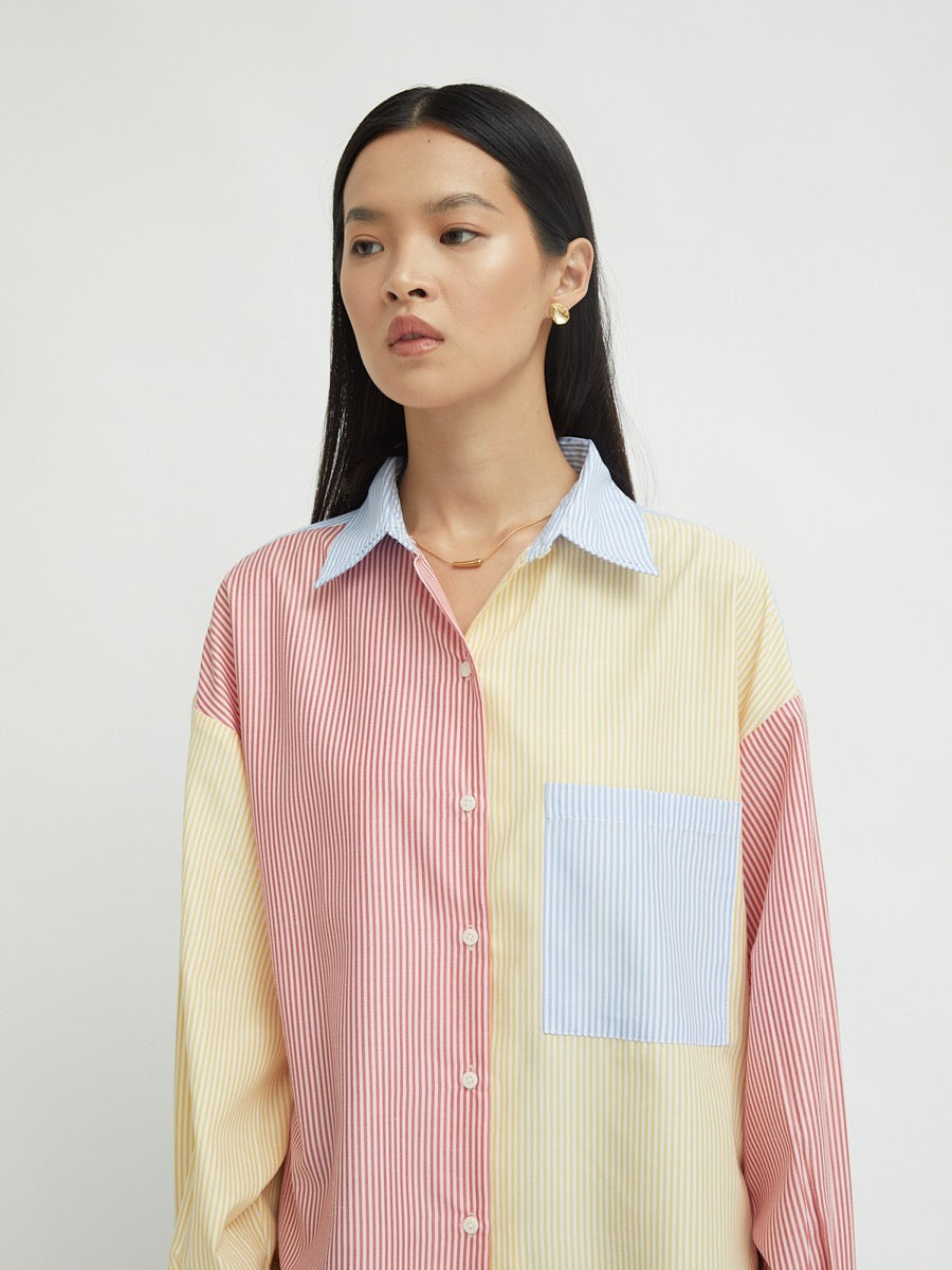 Arina Color Block Shirt