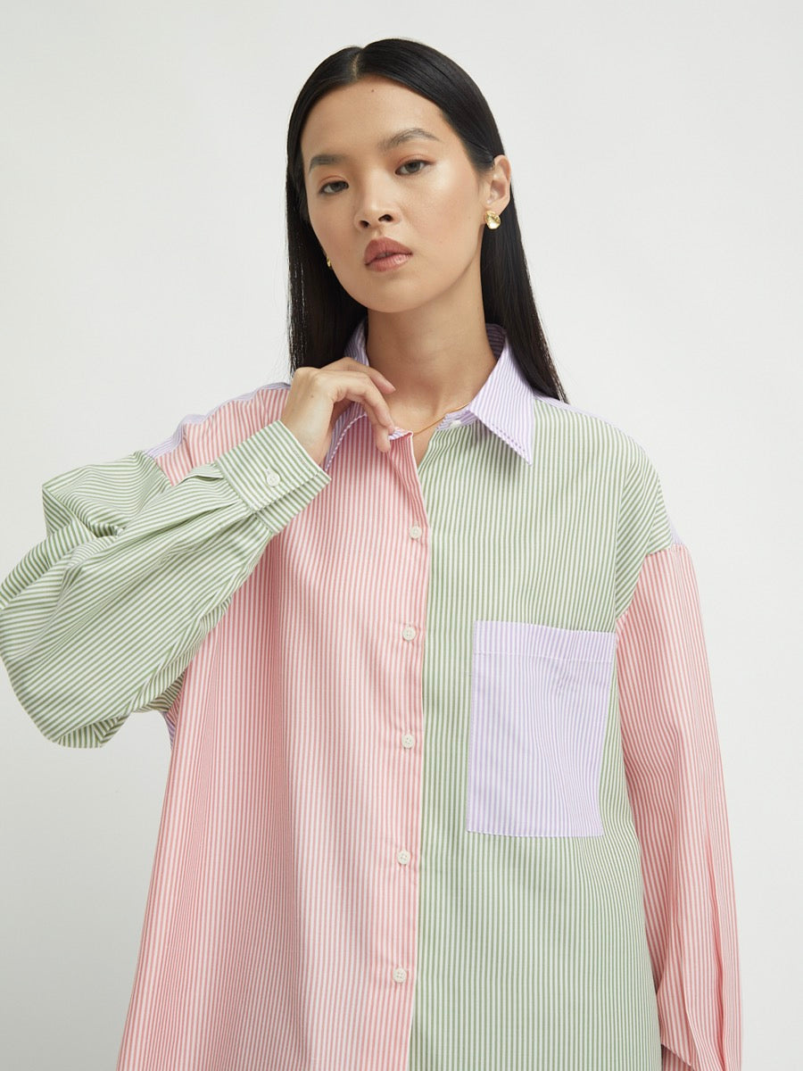 Arina Color Block Shirt