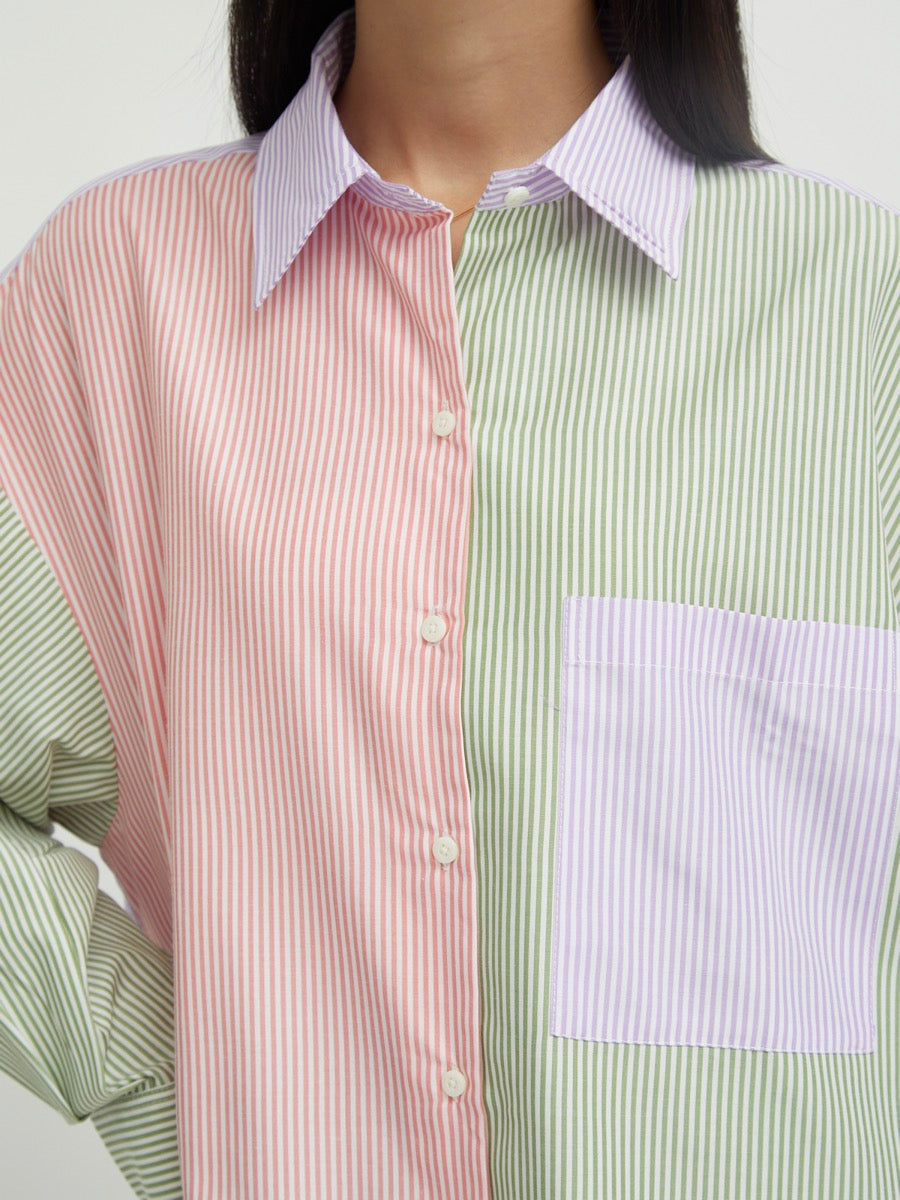 Arina Color Block Shirt