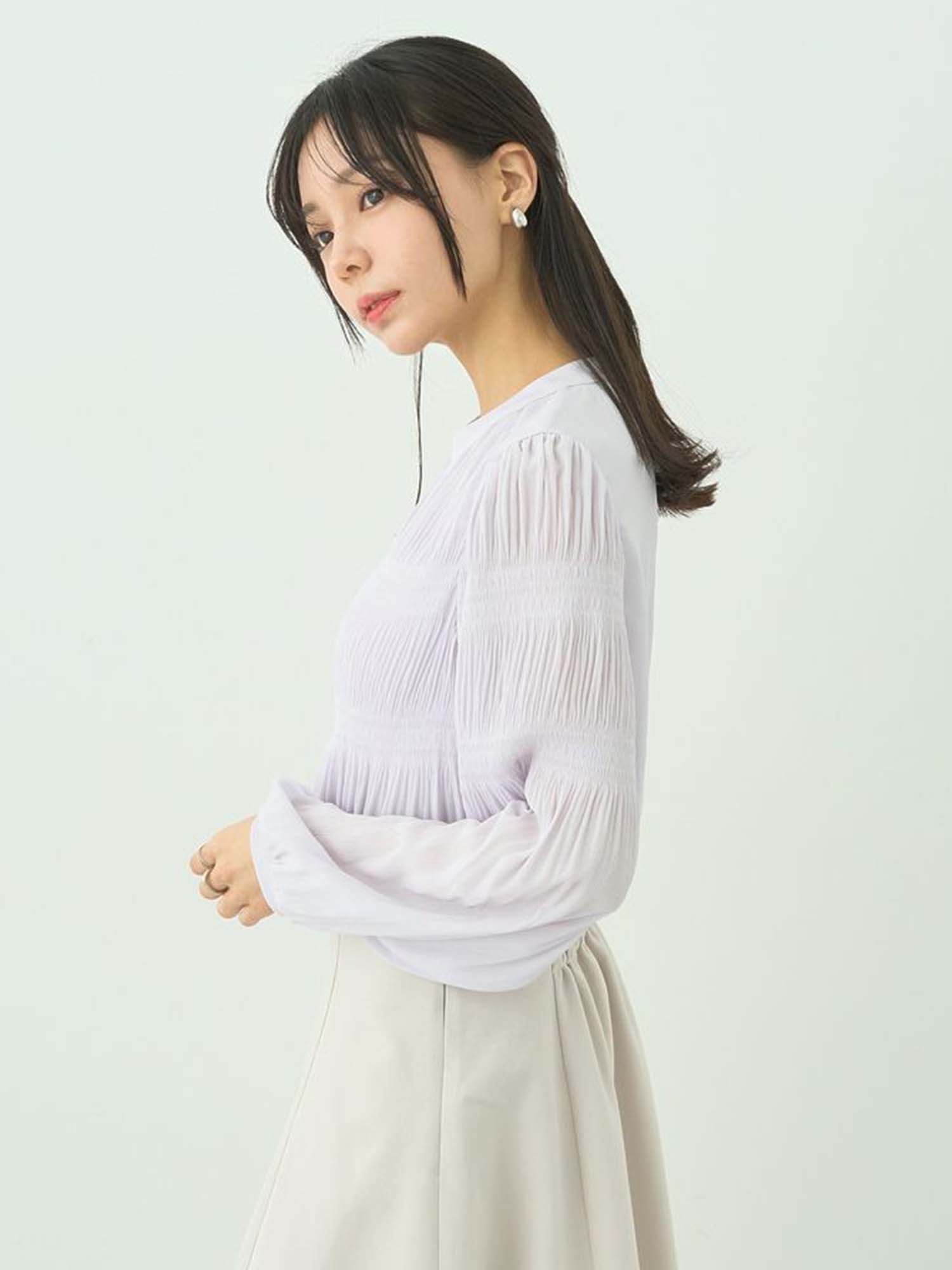 Marumi Pleated Blouse