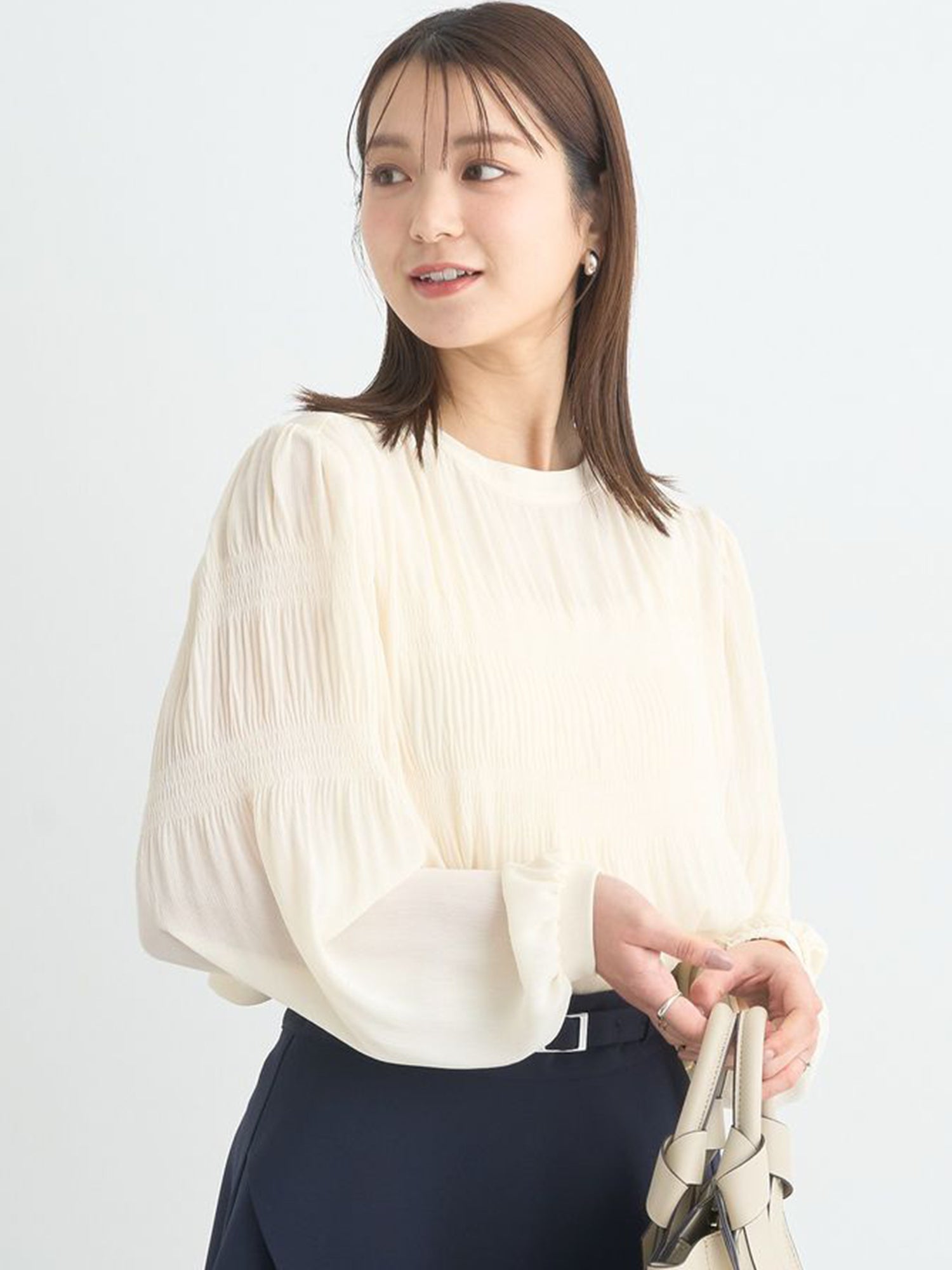 Marumi Pleated Blouse