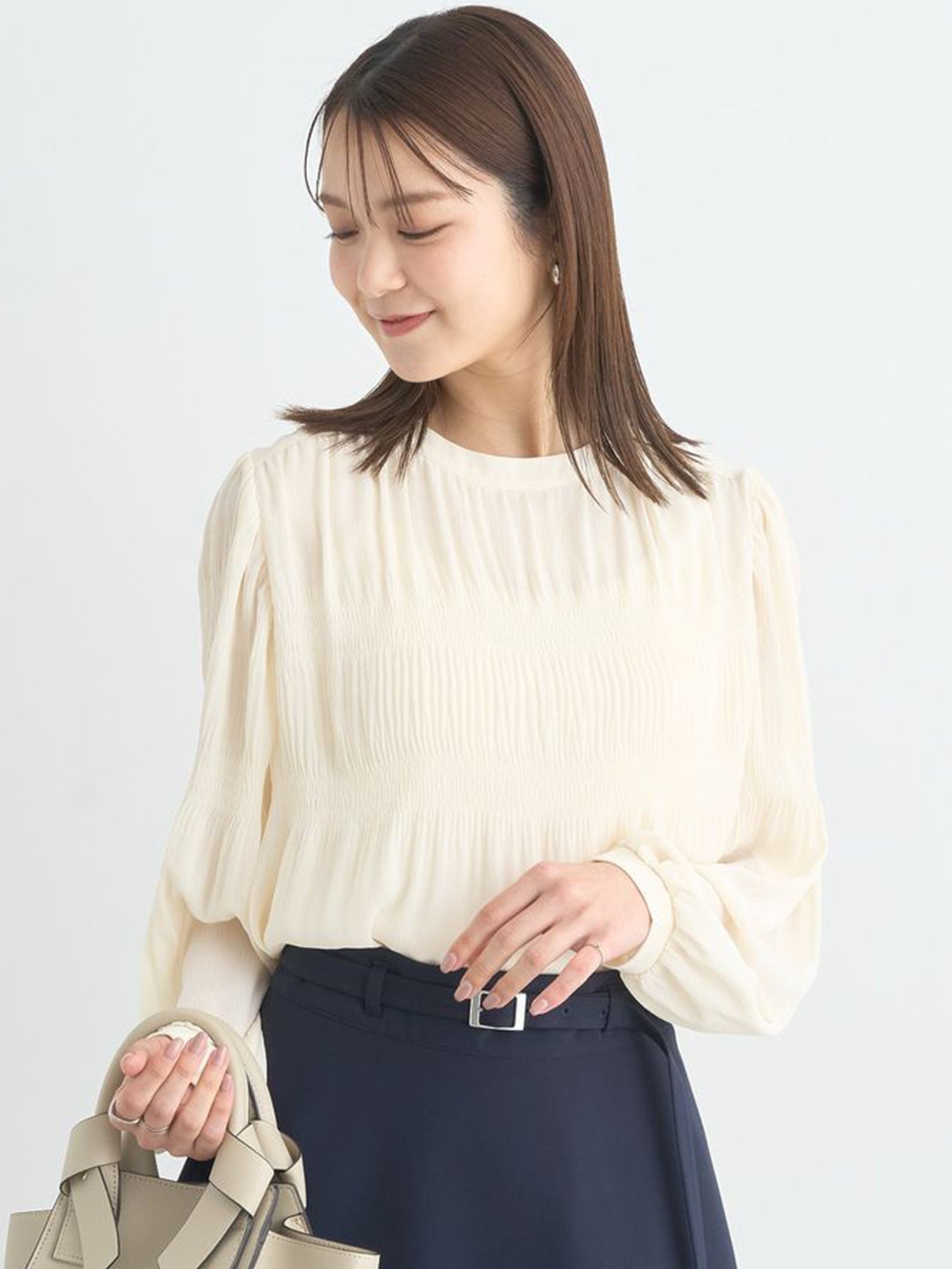 Marumi Pleated Blouse