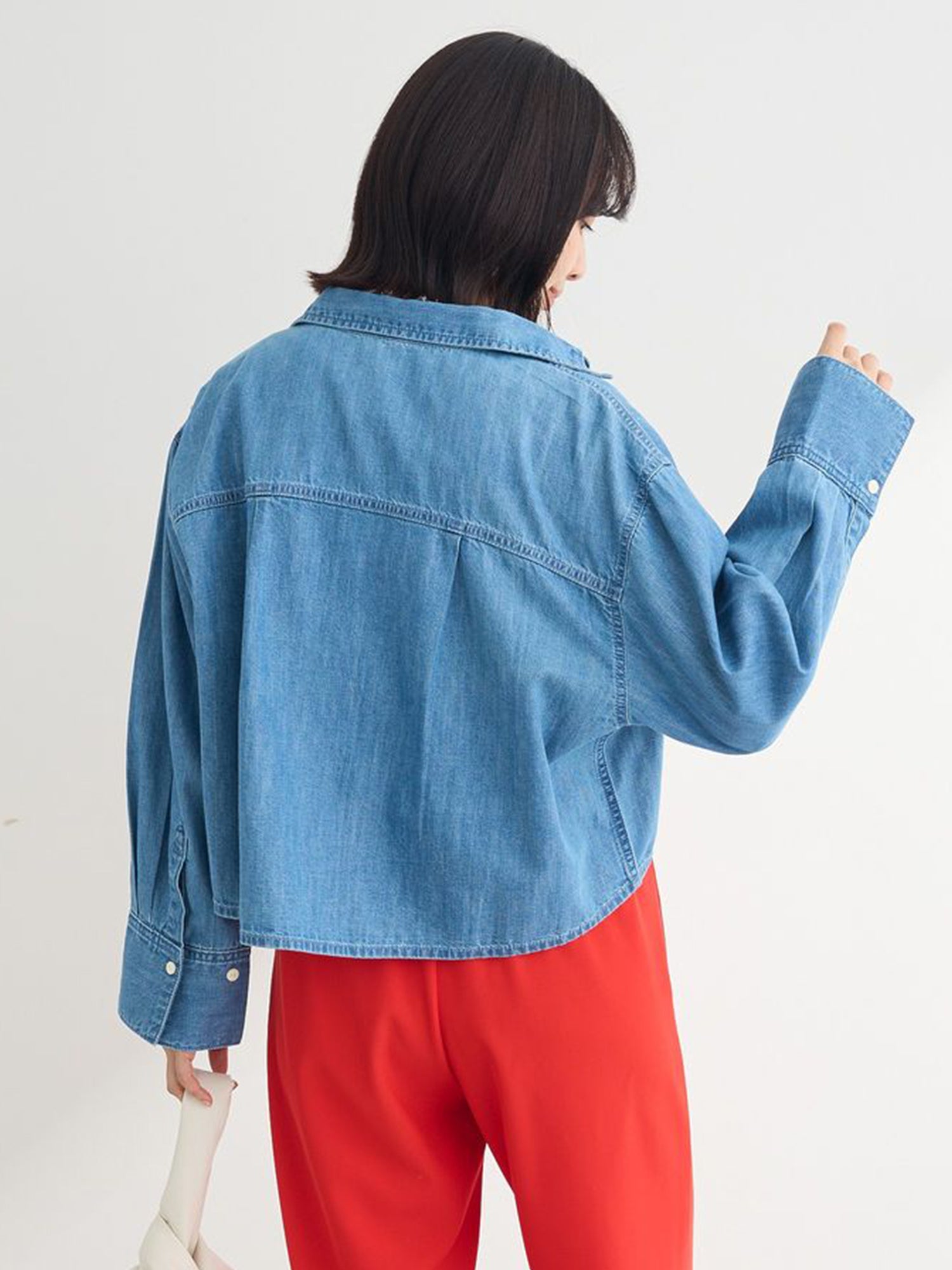 Tomioka Short Denim Shirt