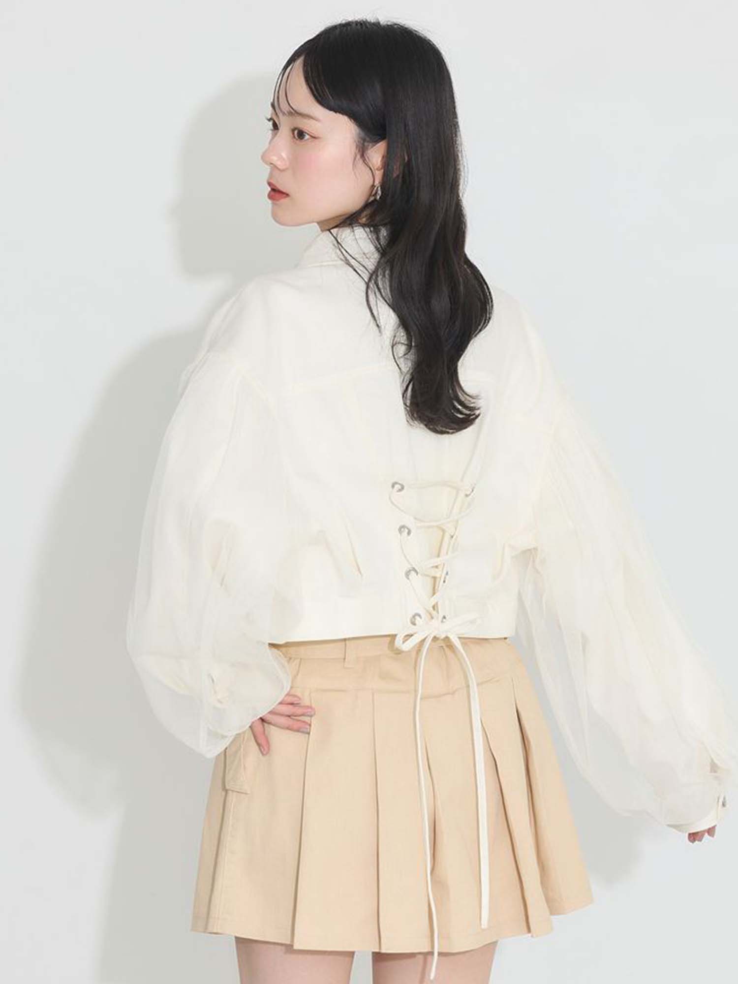 Iroha Lace Up Jacket