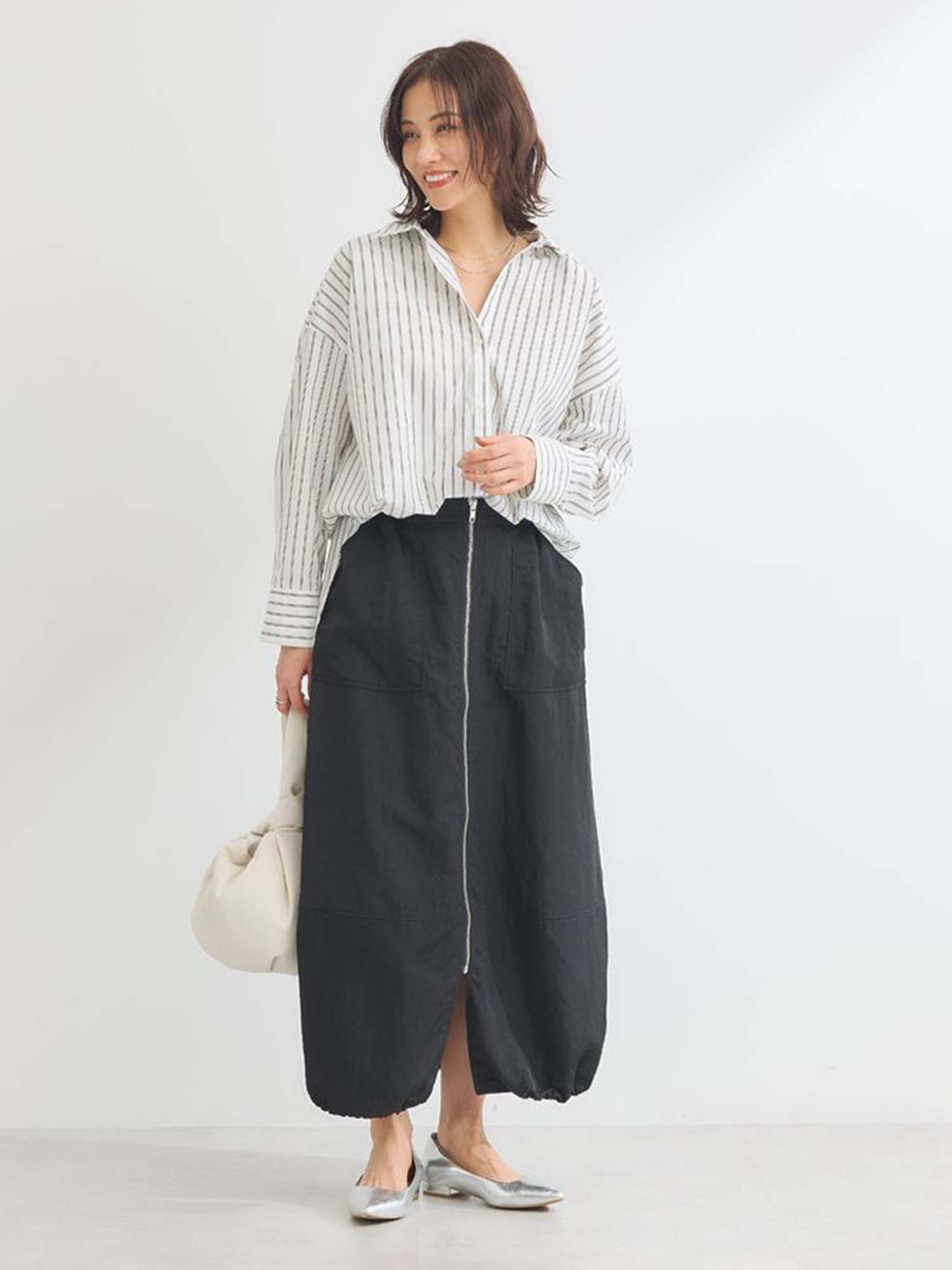 Ukiha Easy-care Striped Shirt