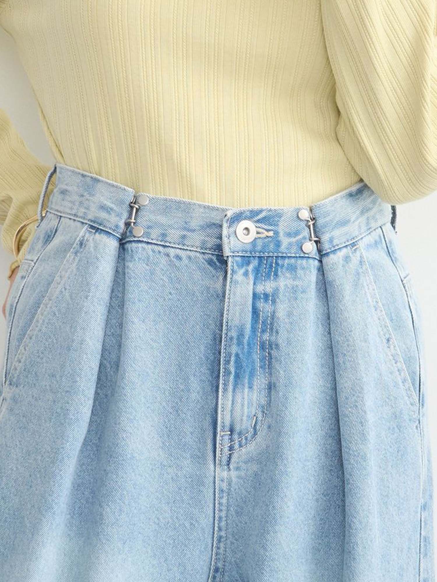 Keiki Tuck Hook Denim Pants
