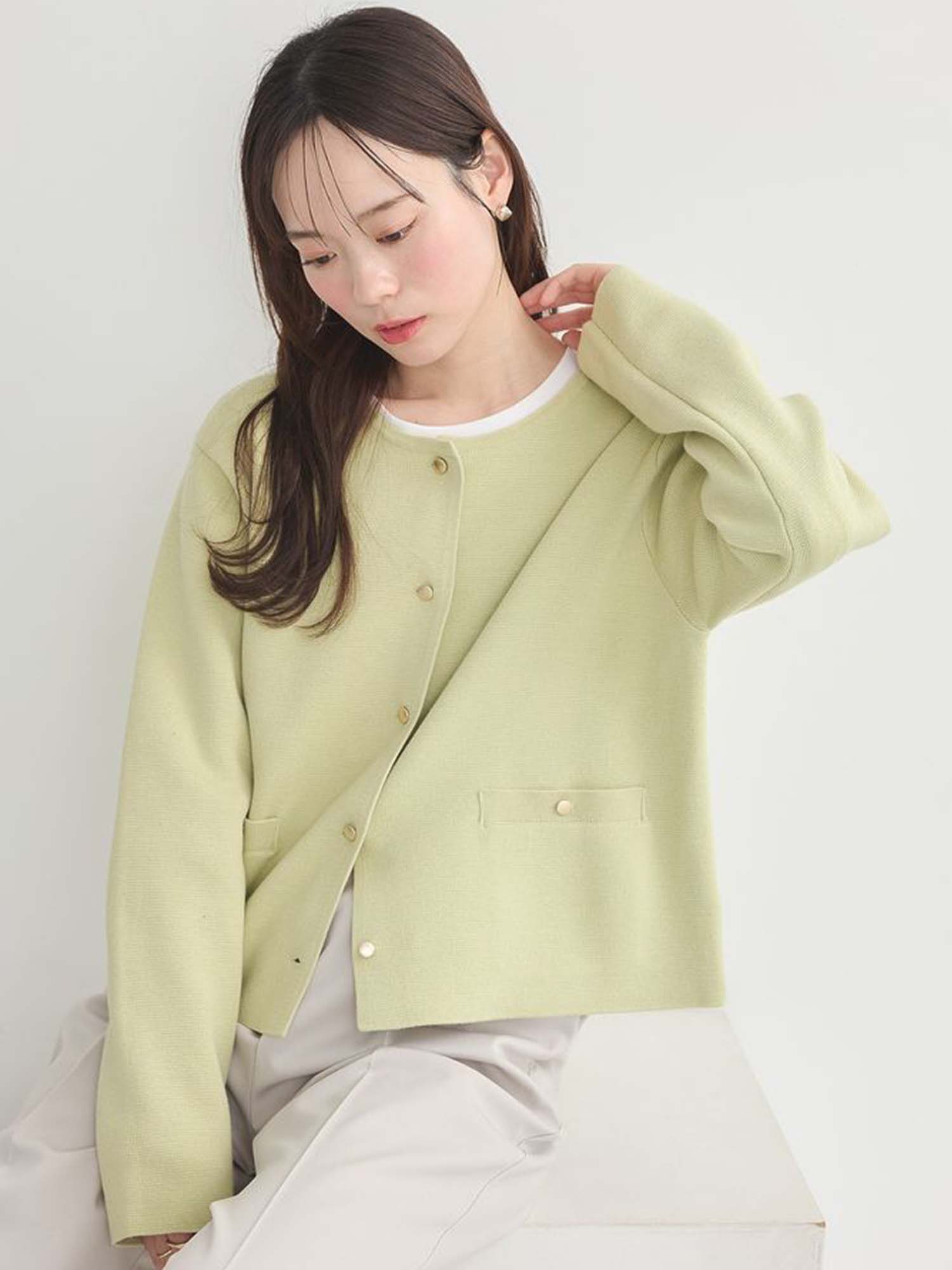 Chihiro Round Neck Cardigan