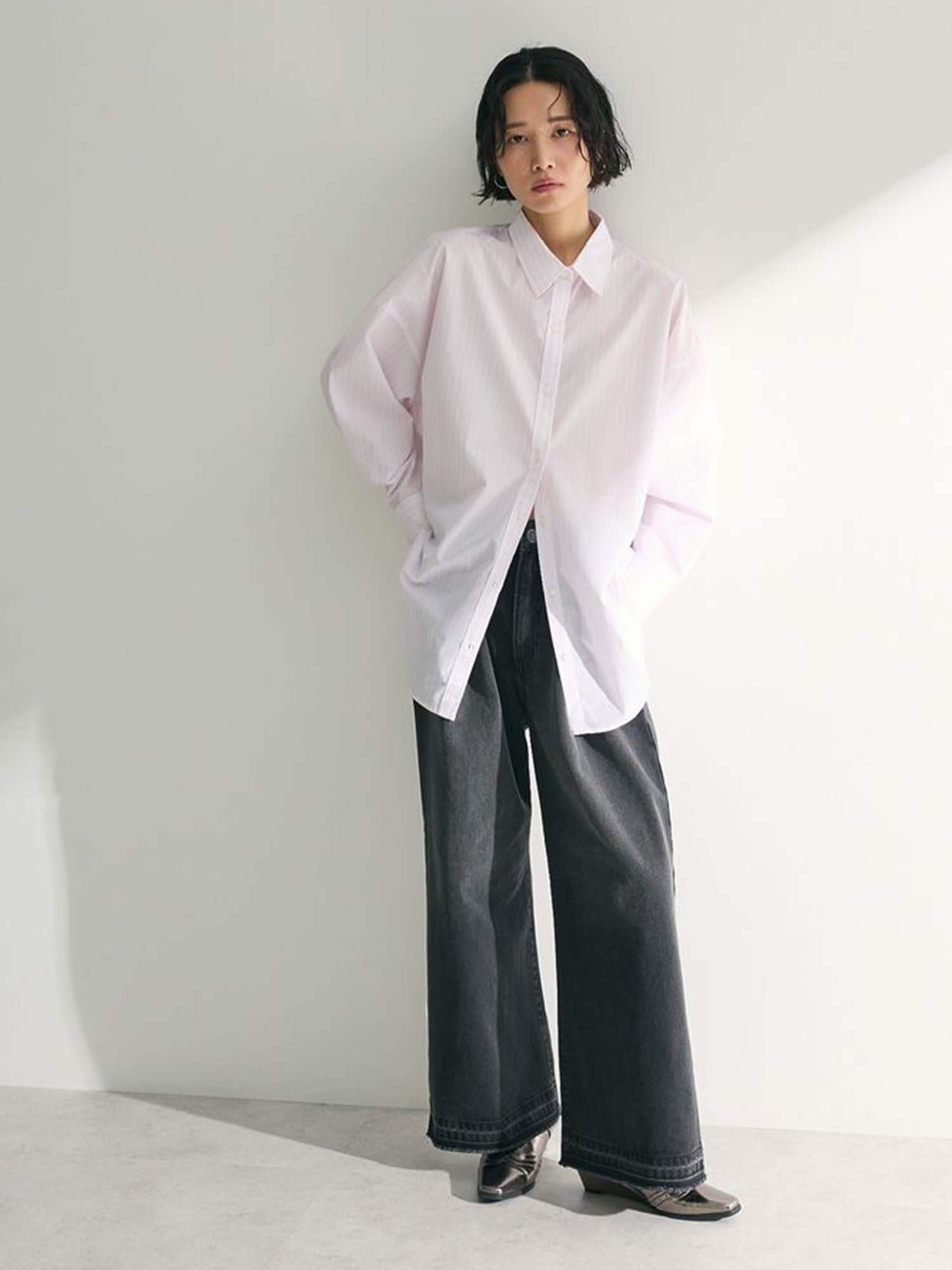 Ukiha Easy-care Striped Shirt