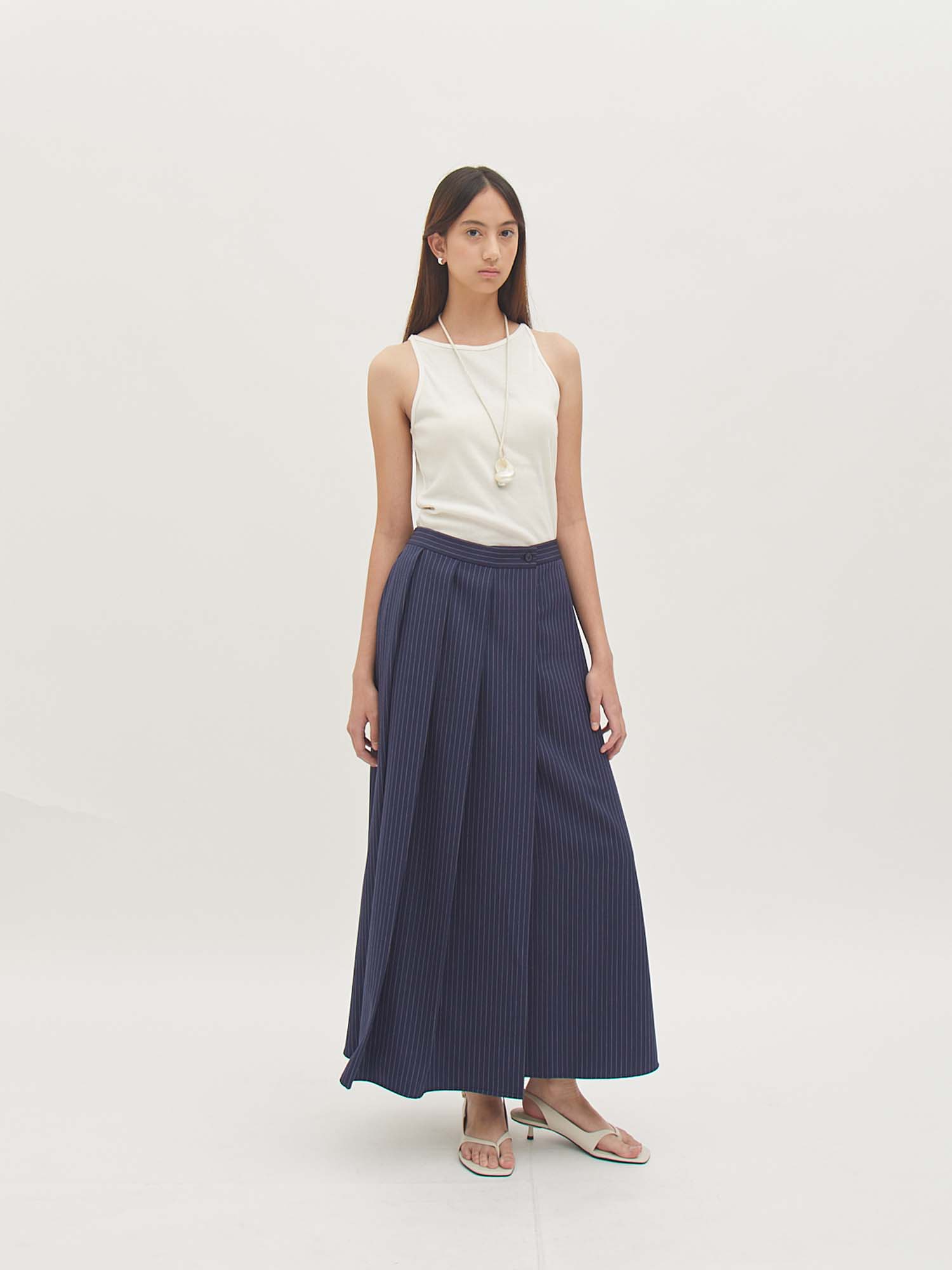 Cleo Pleated Maxi Skirt