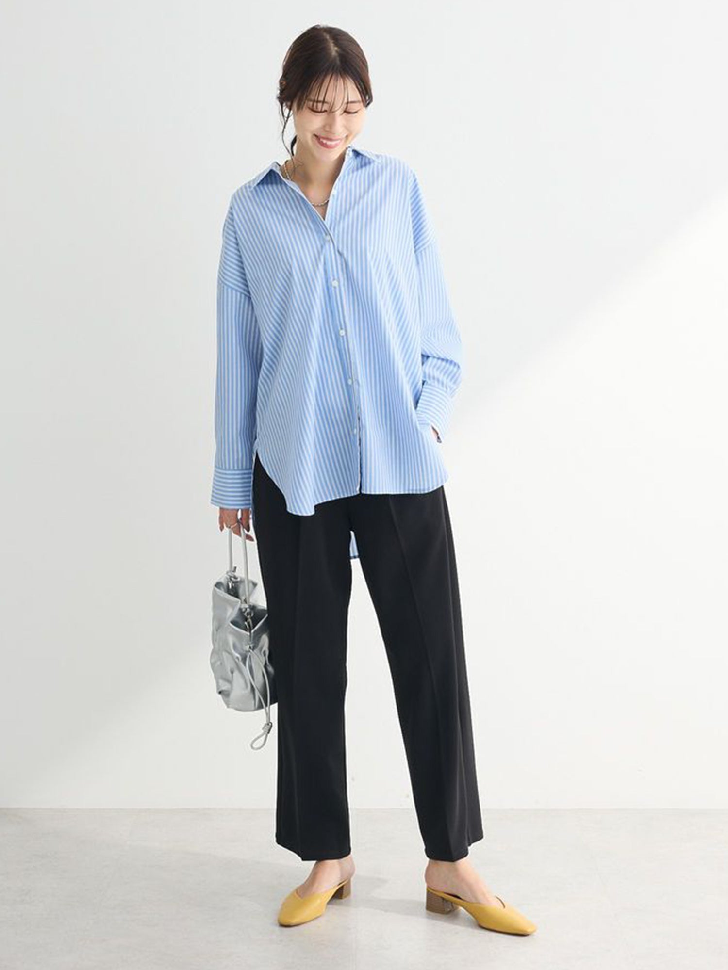 Ukiha Easy-care Striped Shirt