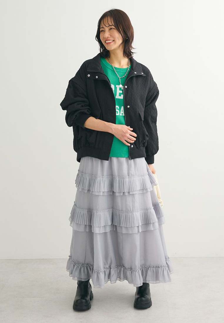 Mieda 2-Way Jacquard Blouson