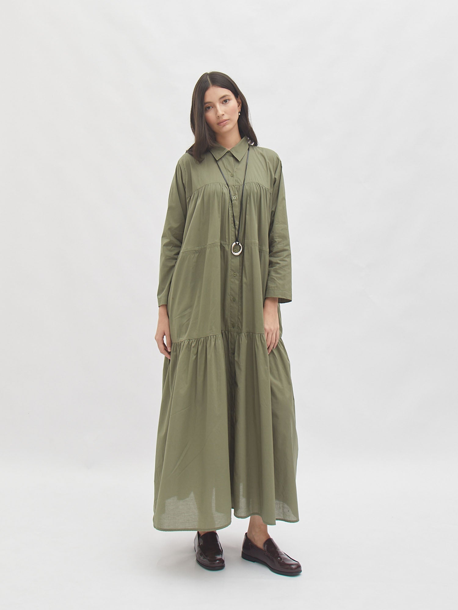 Vindy Loose Safari Dress