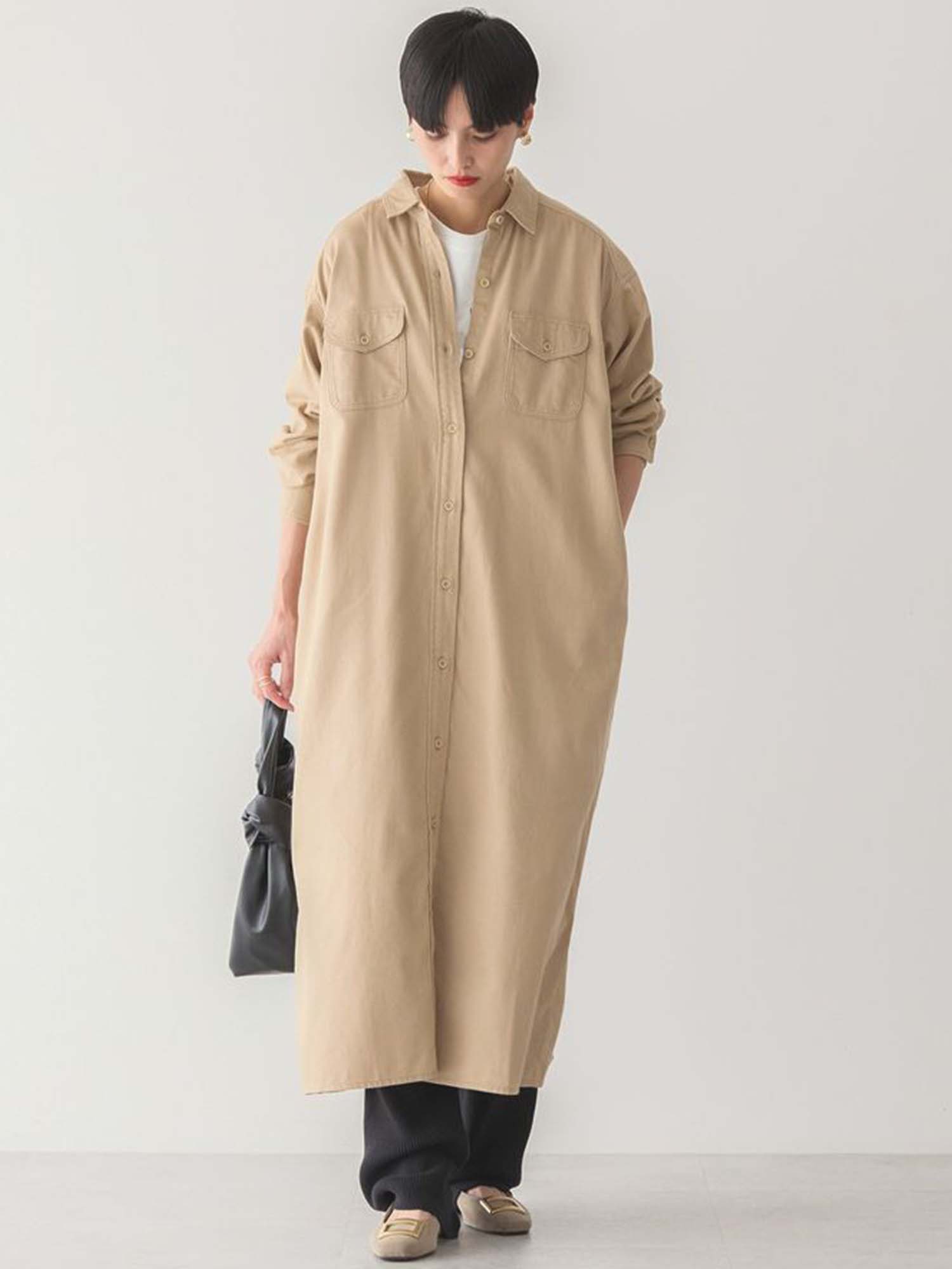 Okazaki Pocket Shirt Dress