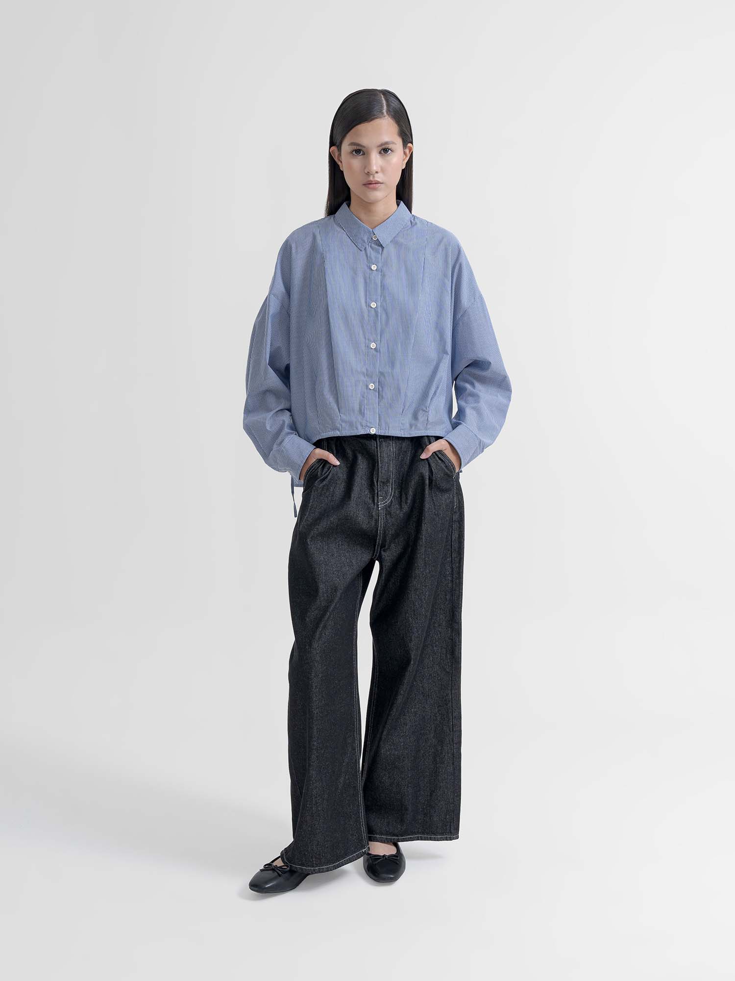 Honami Tuck Drawstring Shirt
