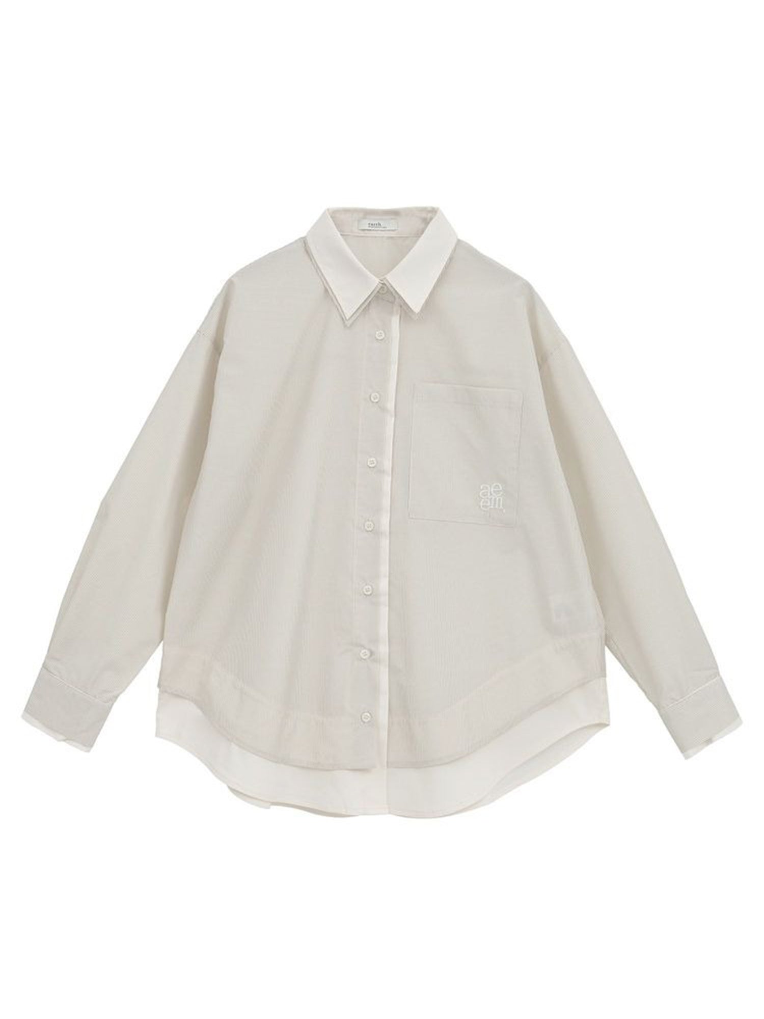 Sora Layered Striped Shirt
