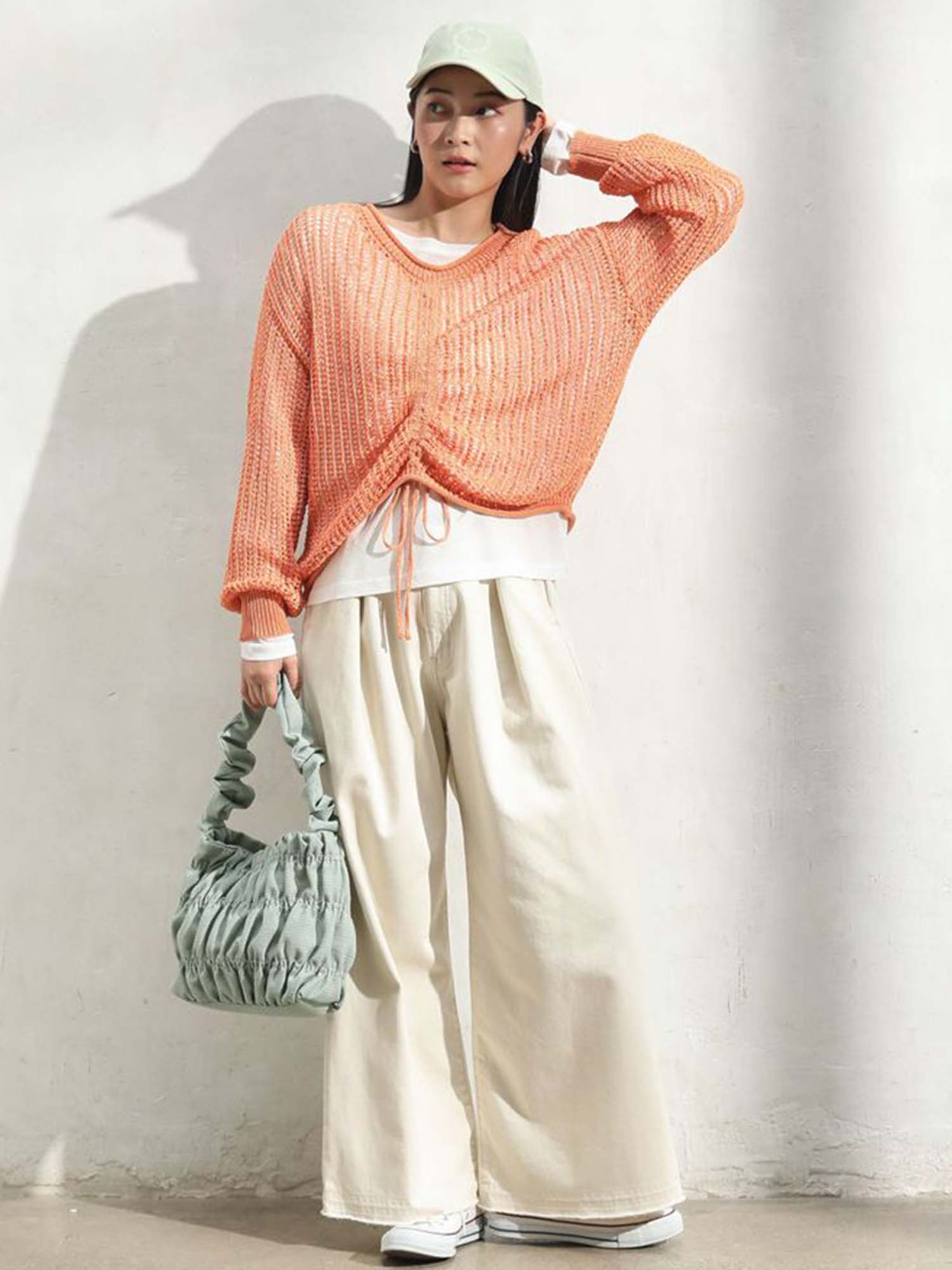 Nankoku Tucked Wide Denim Pants