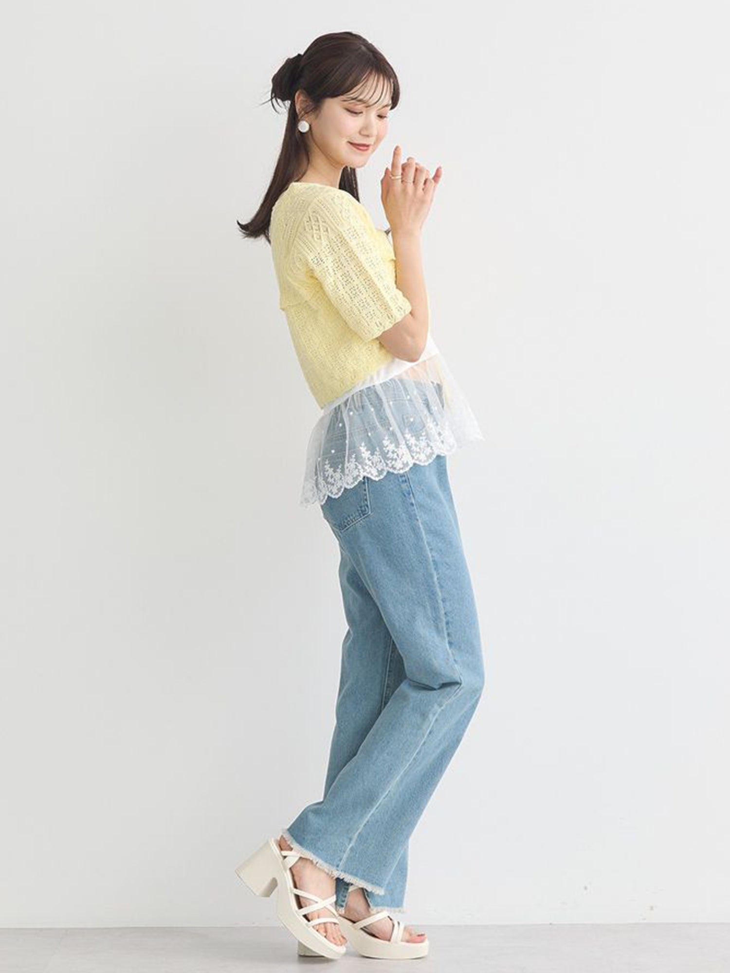Kawanoe Flare Denim Pants