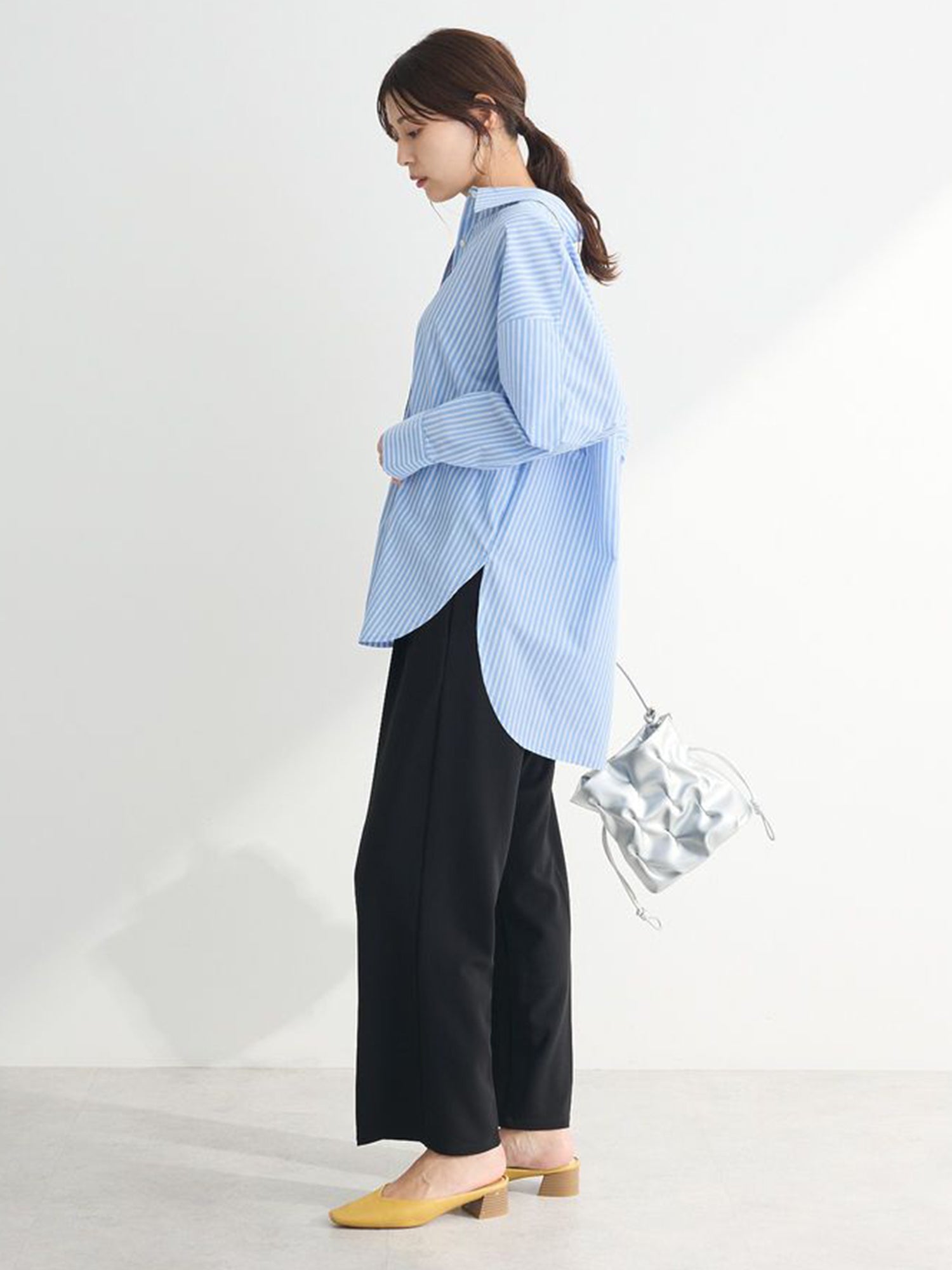 Ukiha Easy-care Striped Shirt