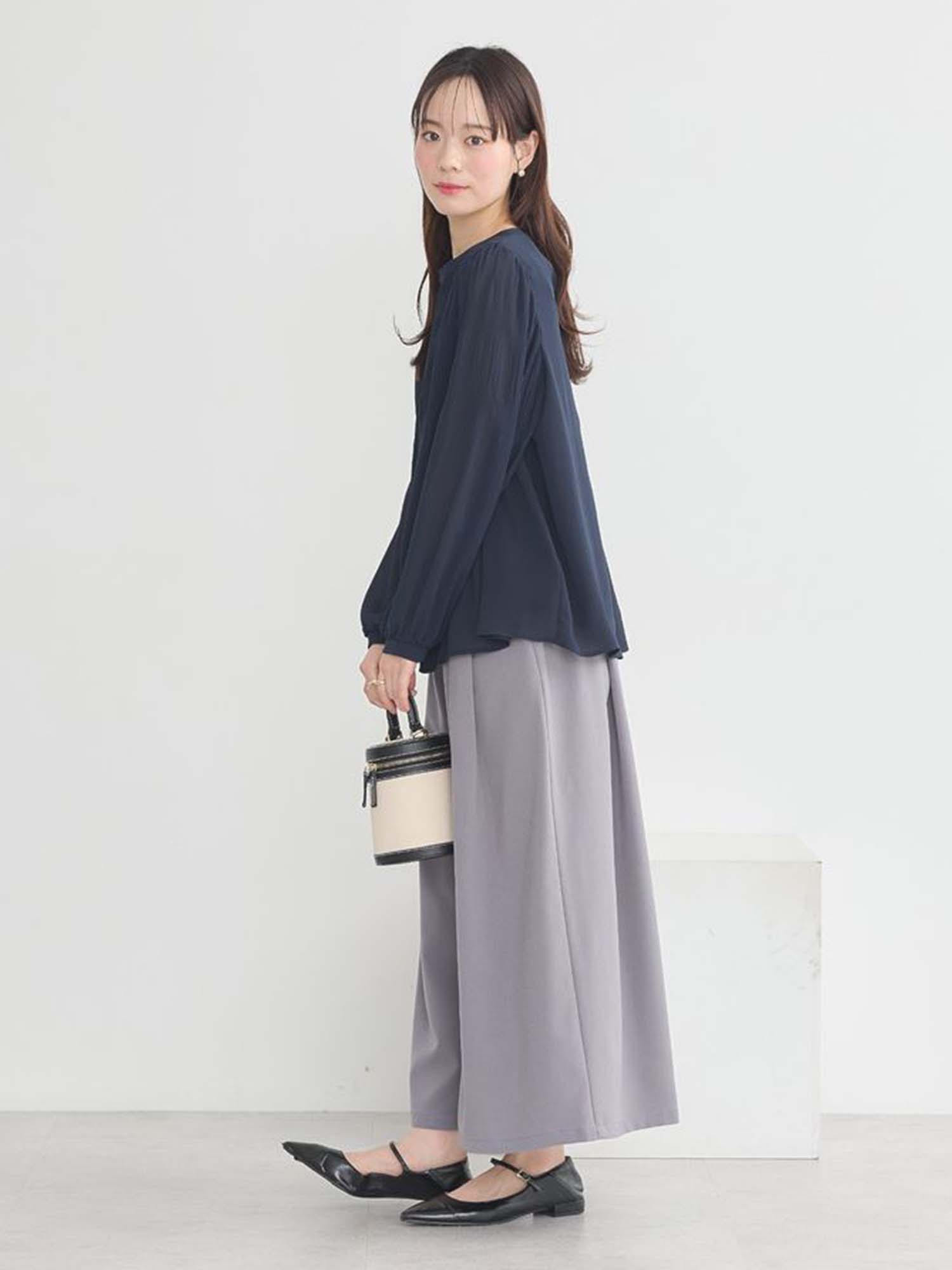 Marumi Pleated Blouse
