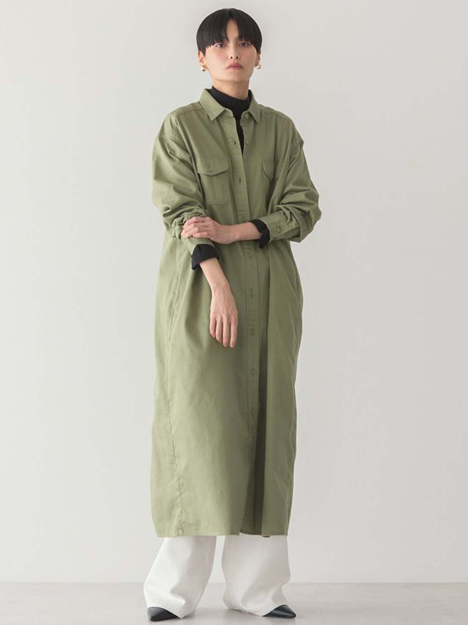 Okazaki Pocket Shirt Dress