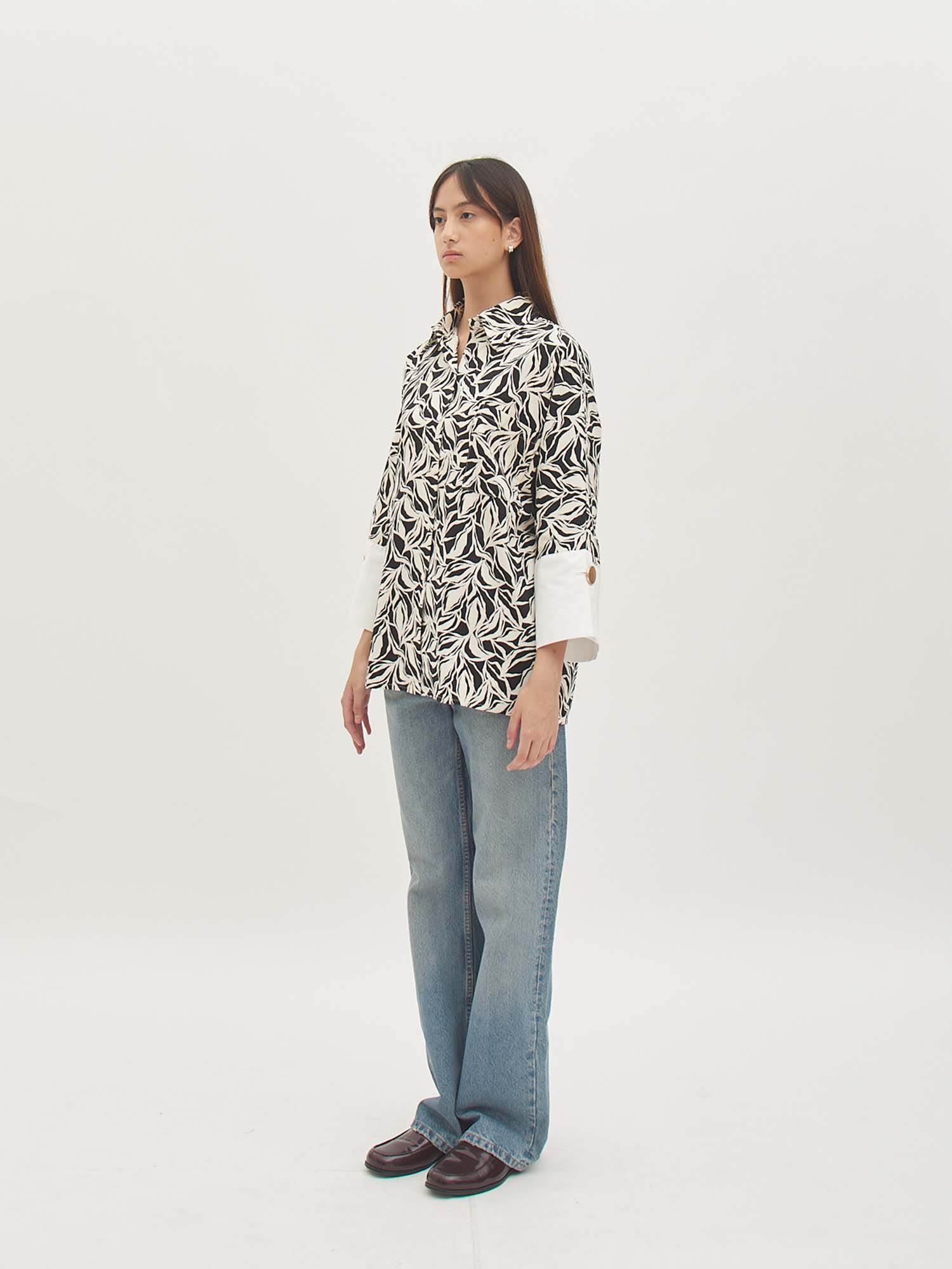 Leela Shirt with Big Cuff