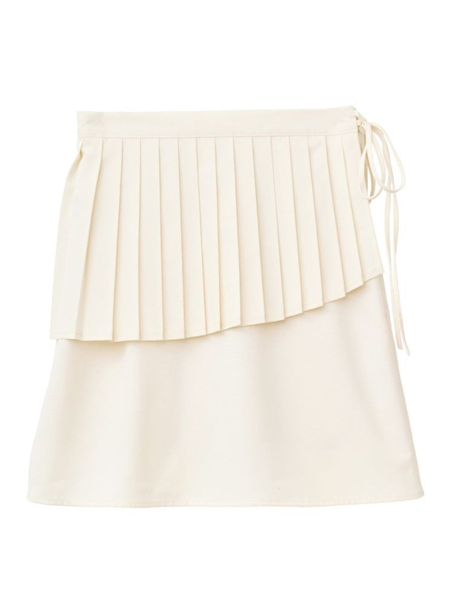 Yubi Set Pleated Wrap Skirt