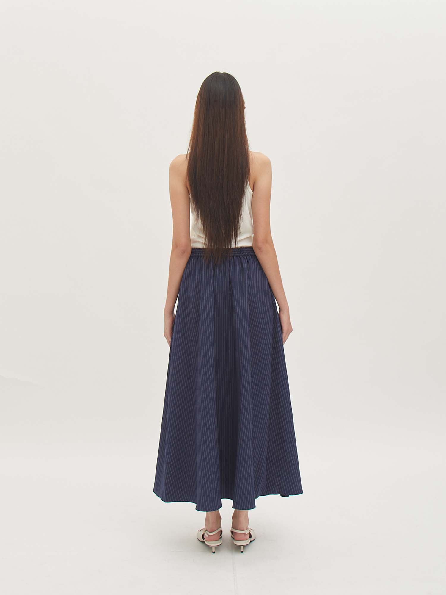 Cleo Pleated Maxi Skirt