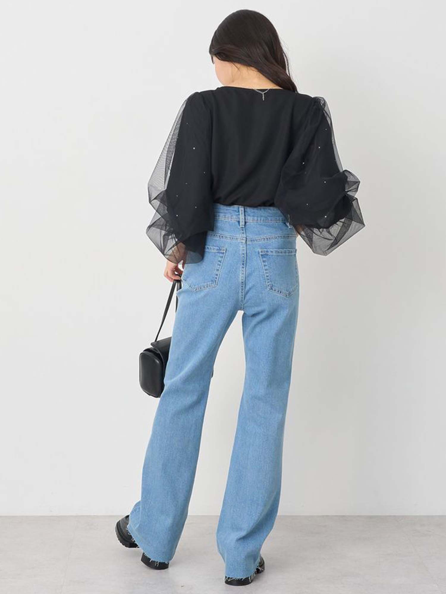 Hiraoka Layered Sleeve Blouse