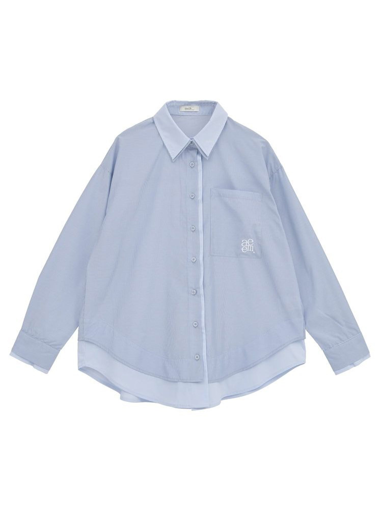 Sora Layered Striped Shirt