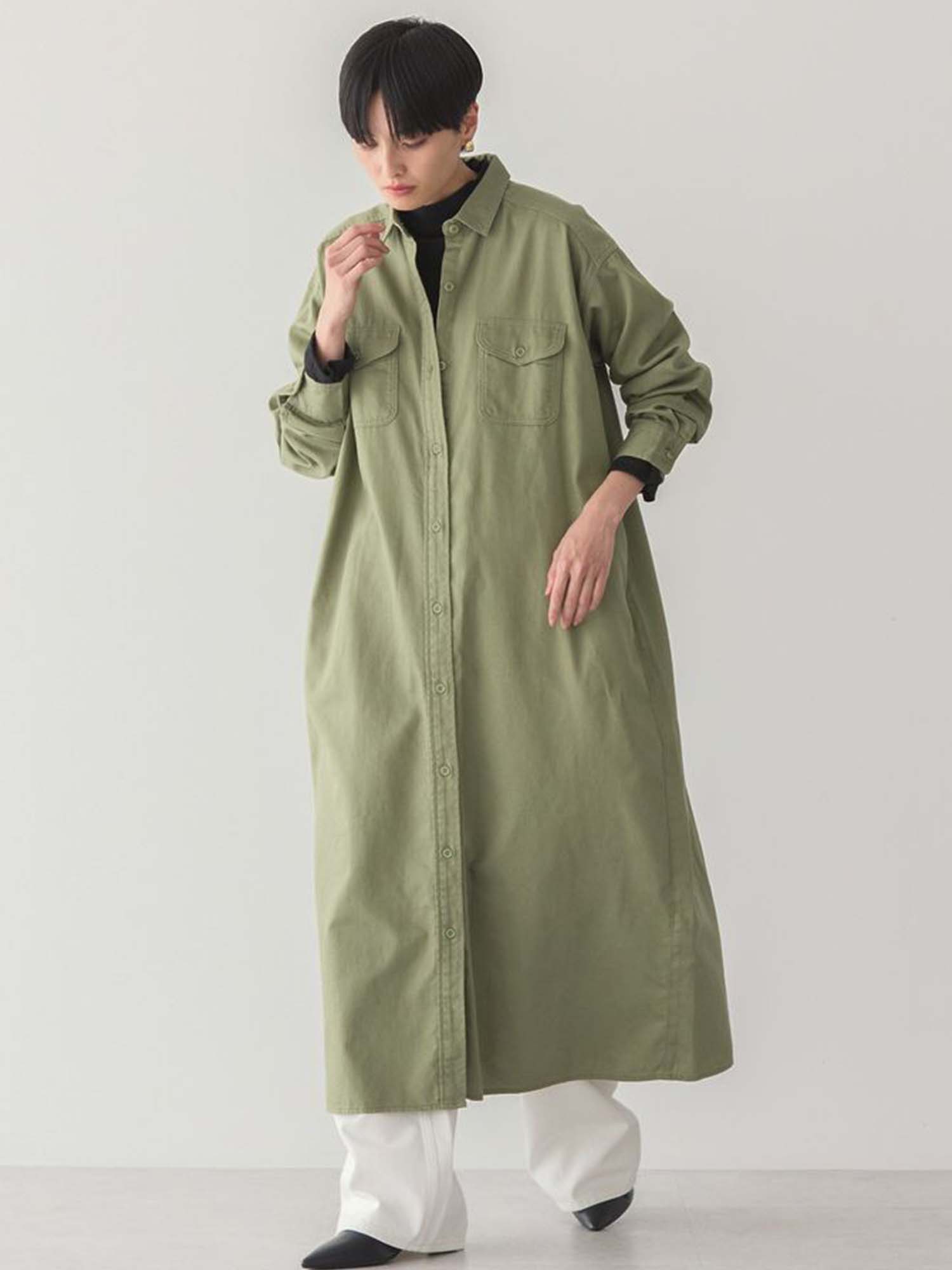Okazaki Pocket Shirt Dress