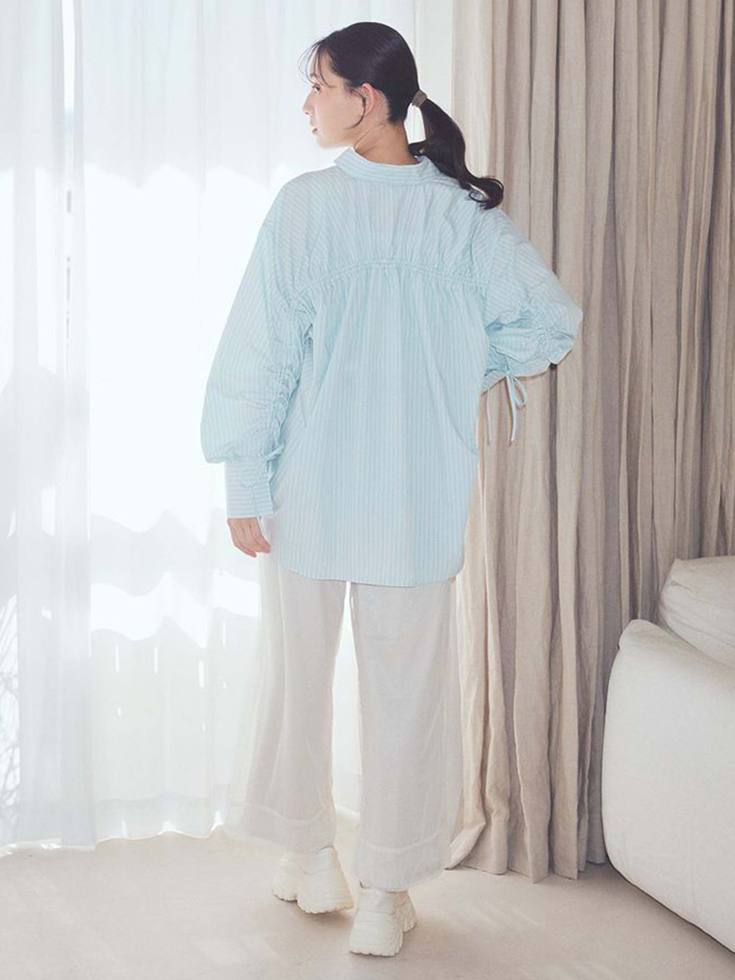 Riko Back Drawstring Shirt