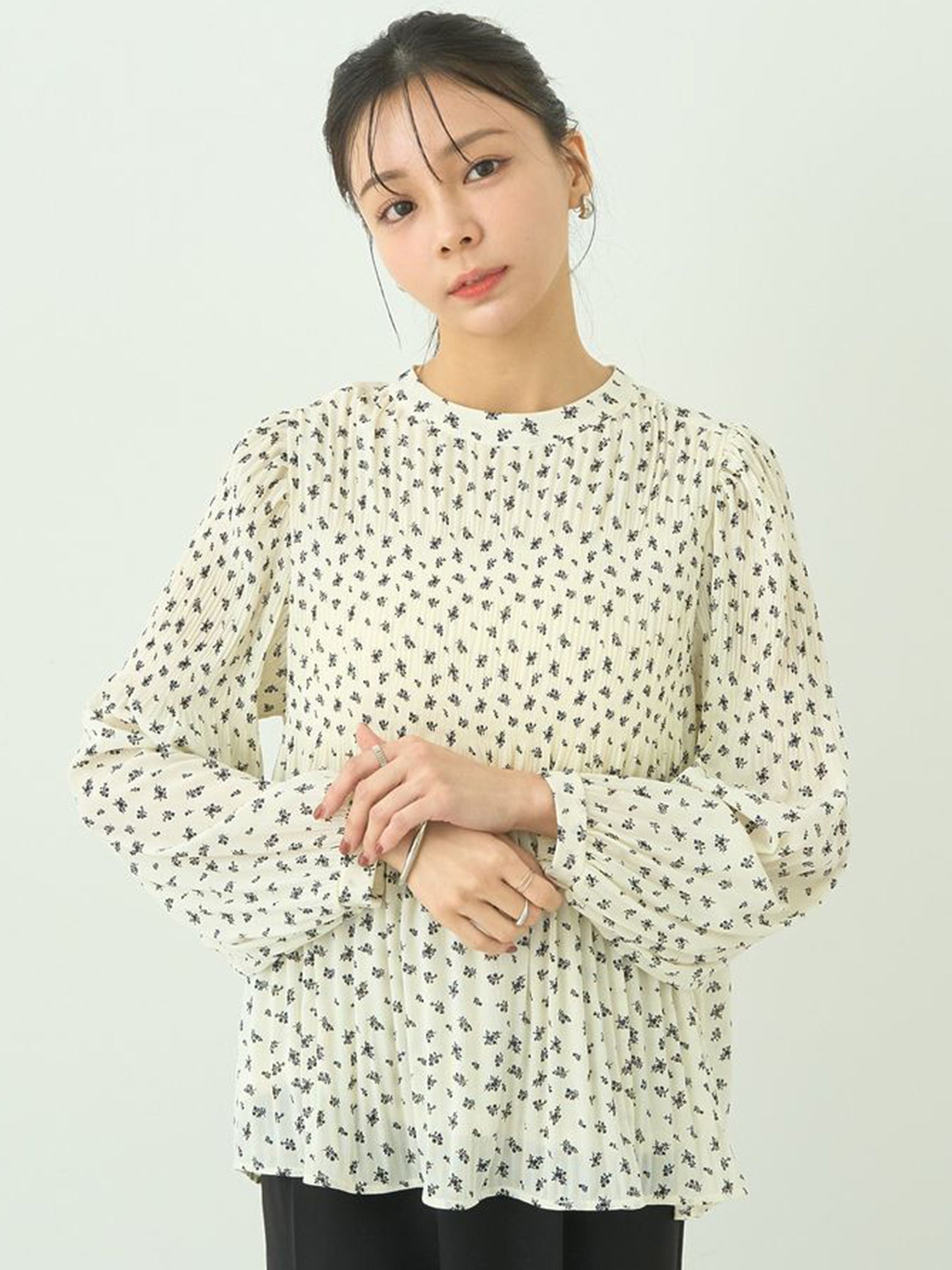 Marumi Pleated Blouse