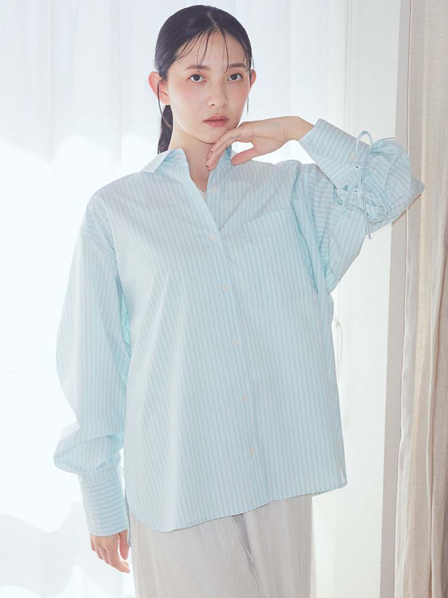 Riko Back Drawstring Shirt