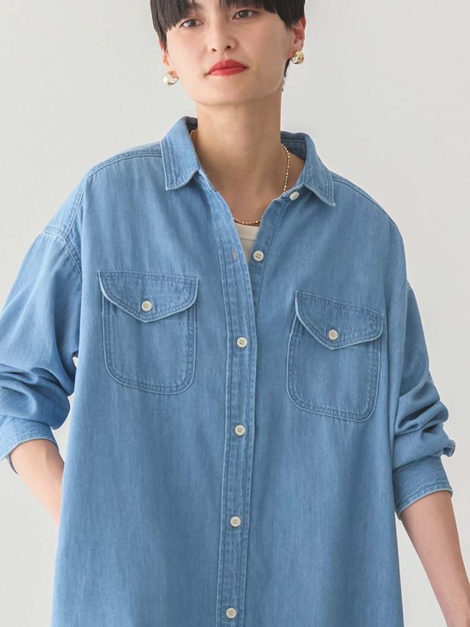 Okazaki Pocket Shirt Dress