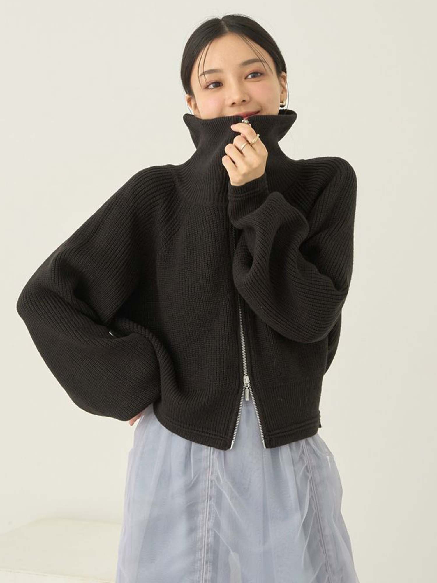 Fuuka Zip Cardigan