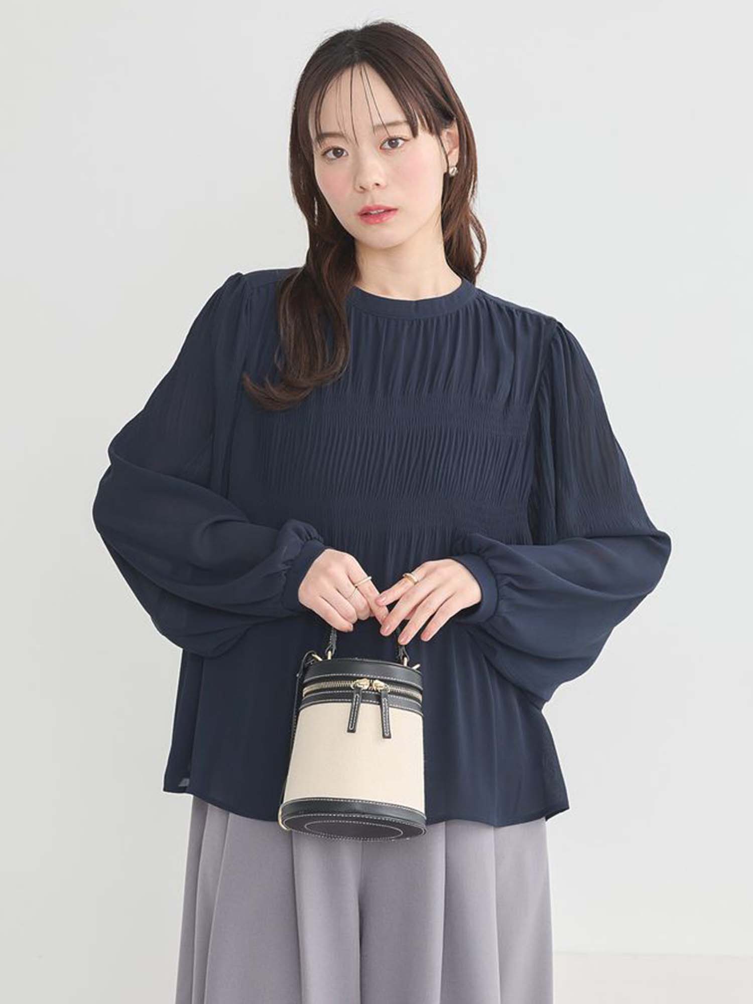 Marumi Pleated Blouse