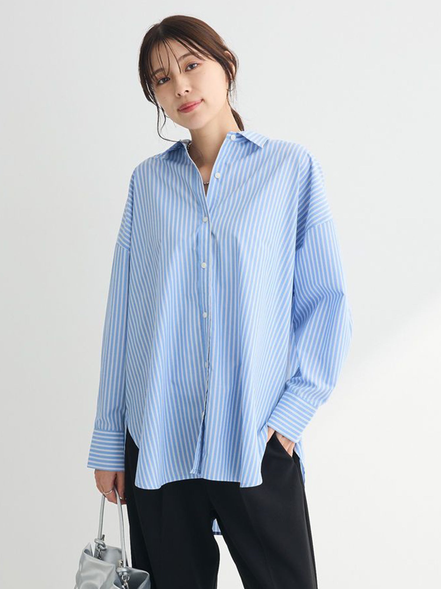 Ukiha Easy-care Striped Shirt