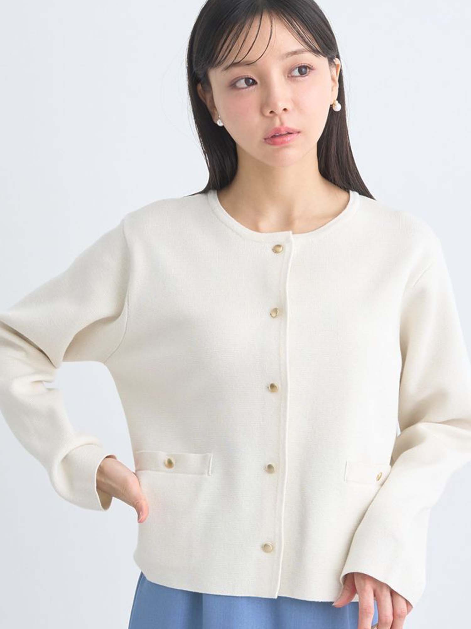 Chihiro Round Neck Cardigan