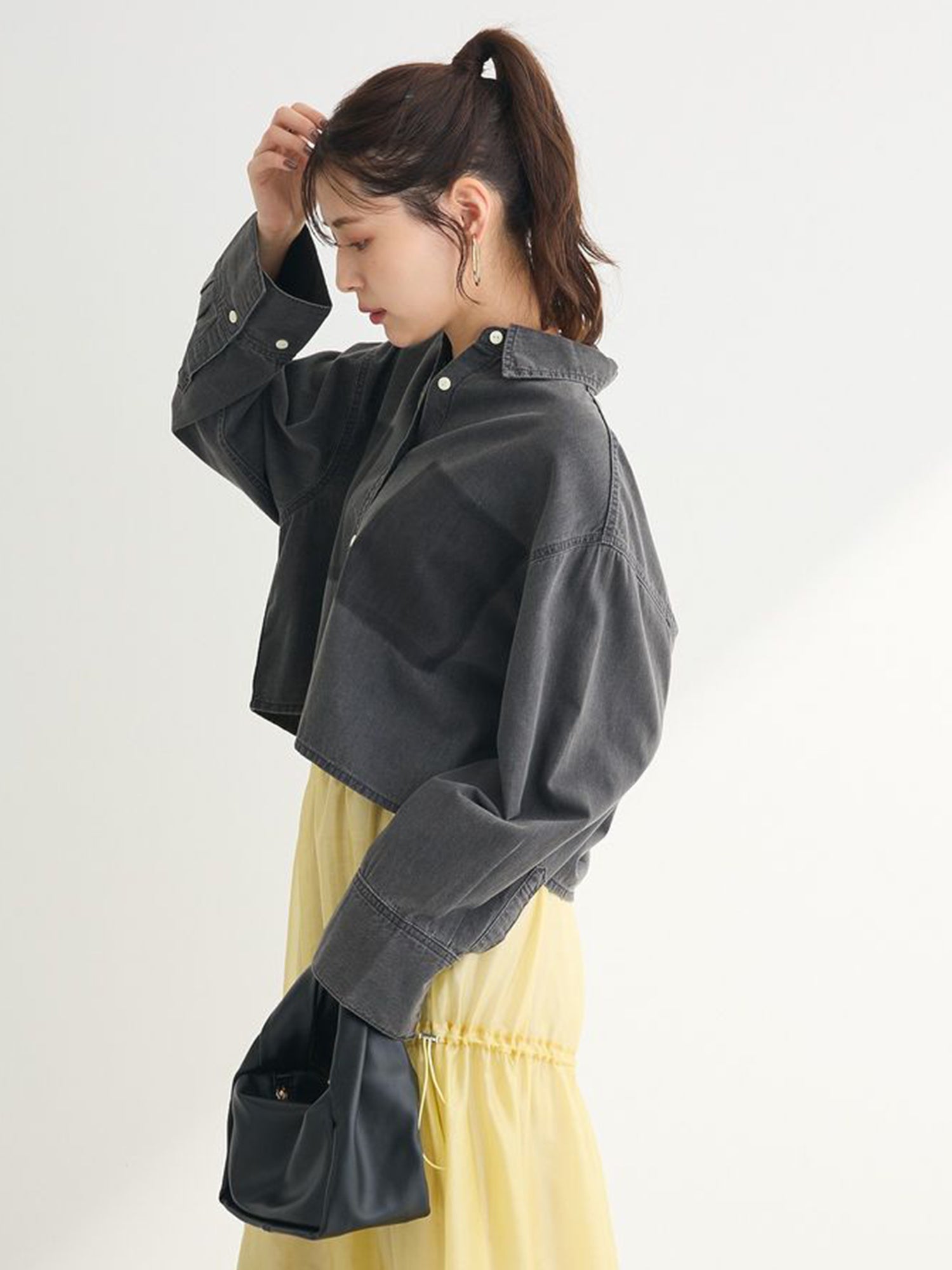 Tomioka Short Denim Shirt
