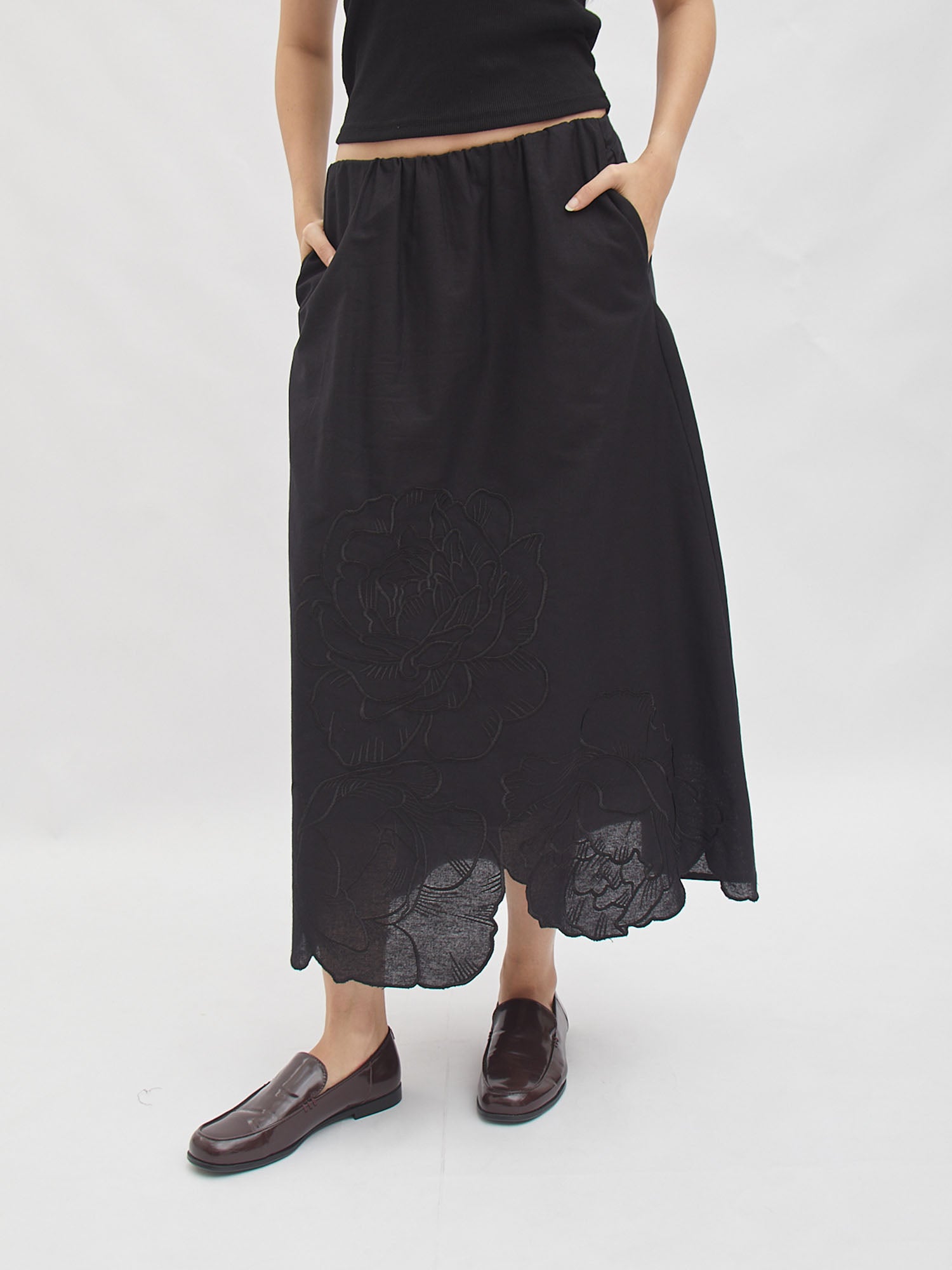 Poppy A Line Maxi Skirt